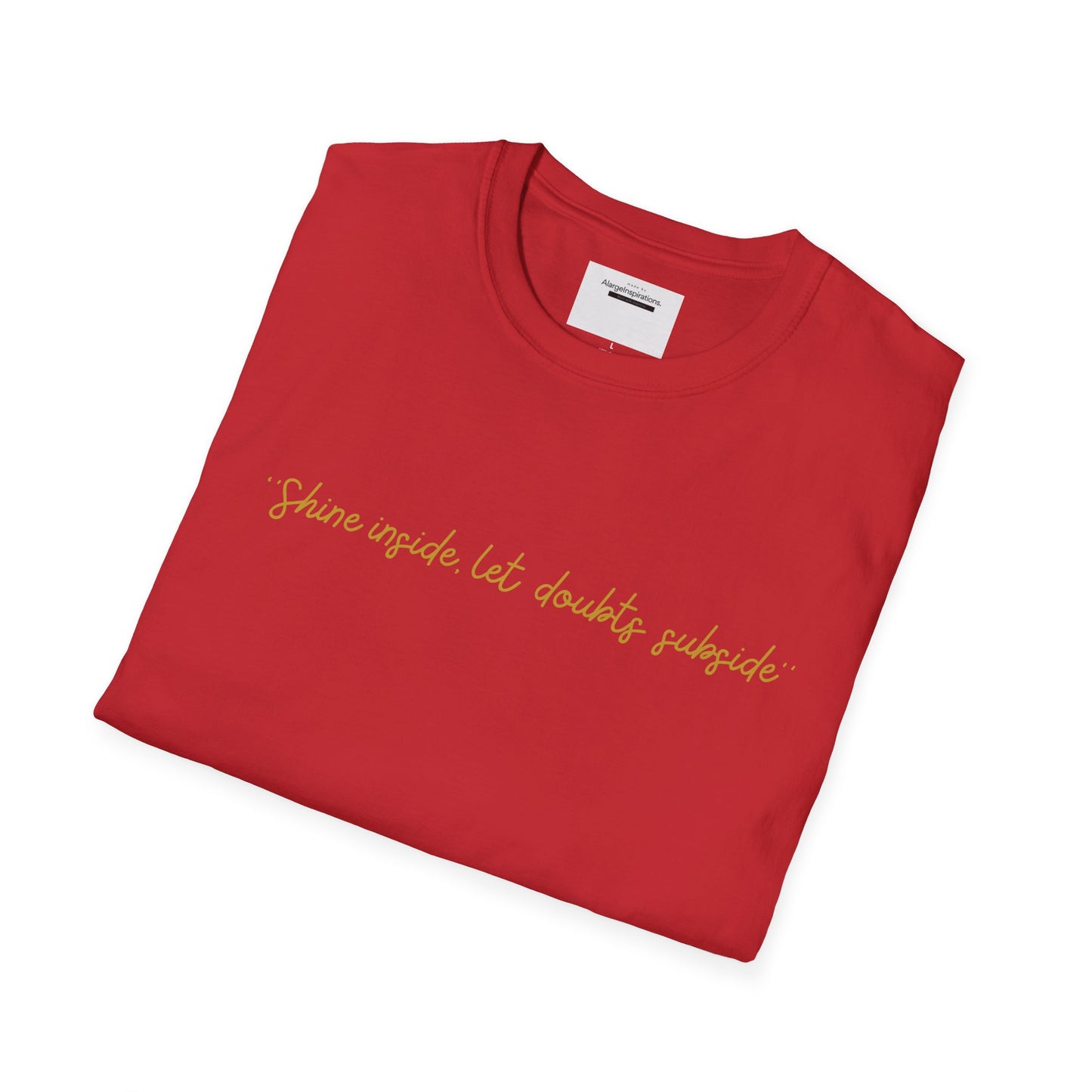 Inspirational Quote Unisex T-Shirt, Positive Affirmation Tee, Handwritten Script Tee, Casual Wear, Motivational Clothing,Everyday Motivation