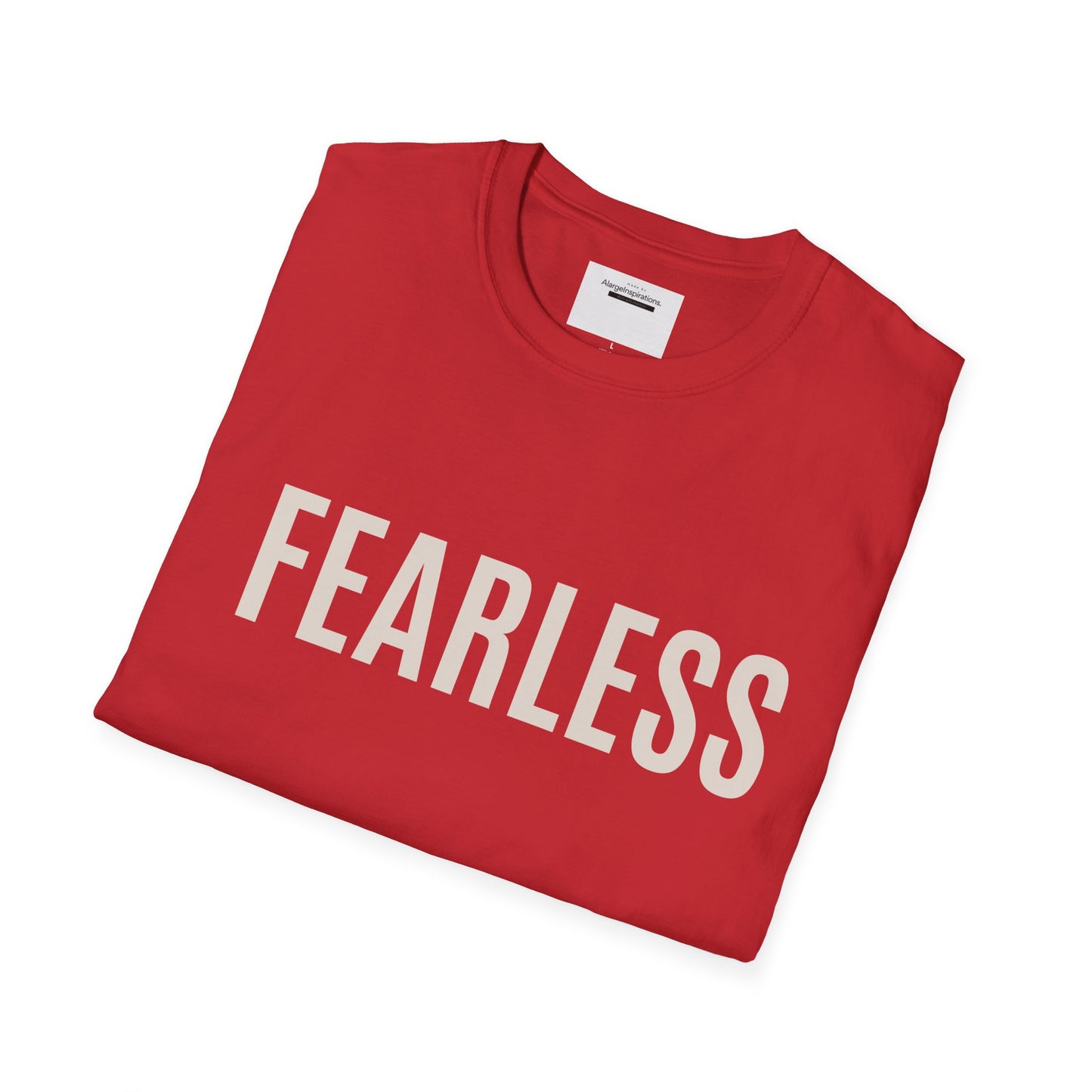 Fearless Christian Shirt | Faith Inspired TShirt for Women & Men | Bible Verse Courage Tee | Bold Minimalist Streetwear | Spiritual Gift