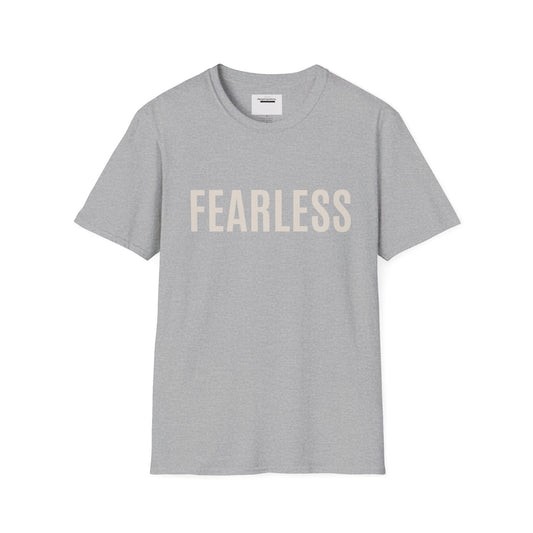 Fearless Christian Shirt | Faith Inspired TShirt for Women & Men | Bible Verse Courage Tee | Bold Minimalist Streetwear | Spiritual Gift