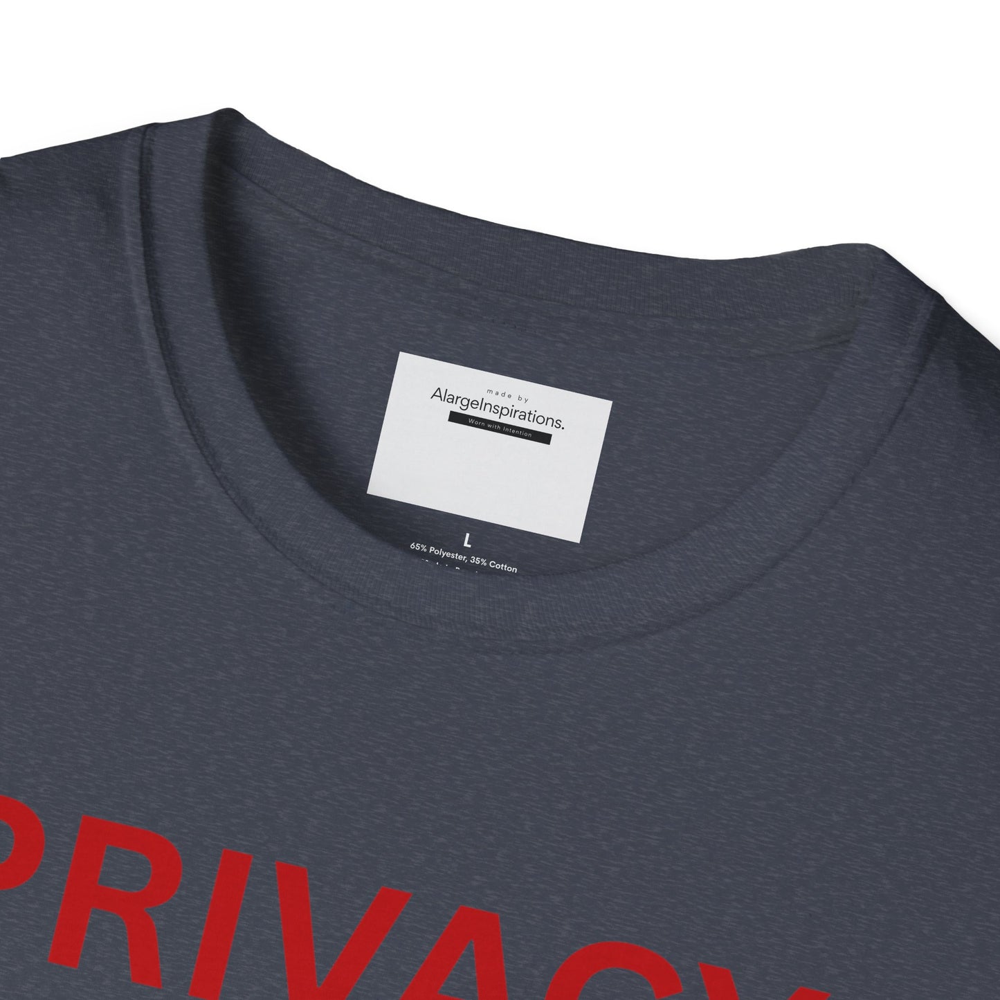 Privacy Over Publicity Unisex T-Shirt | Introvert Lifestyle Shirt, Gift for Privacy Advocate, Everyday Comfort Tee,Keep It Private Quote Tee