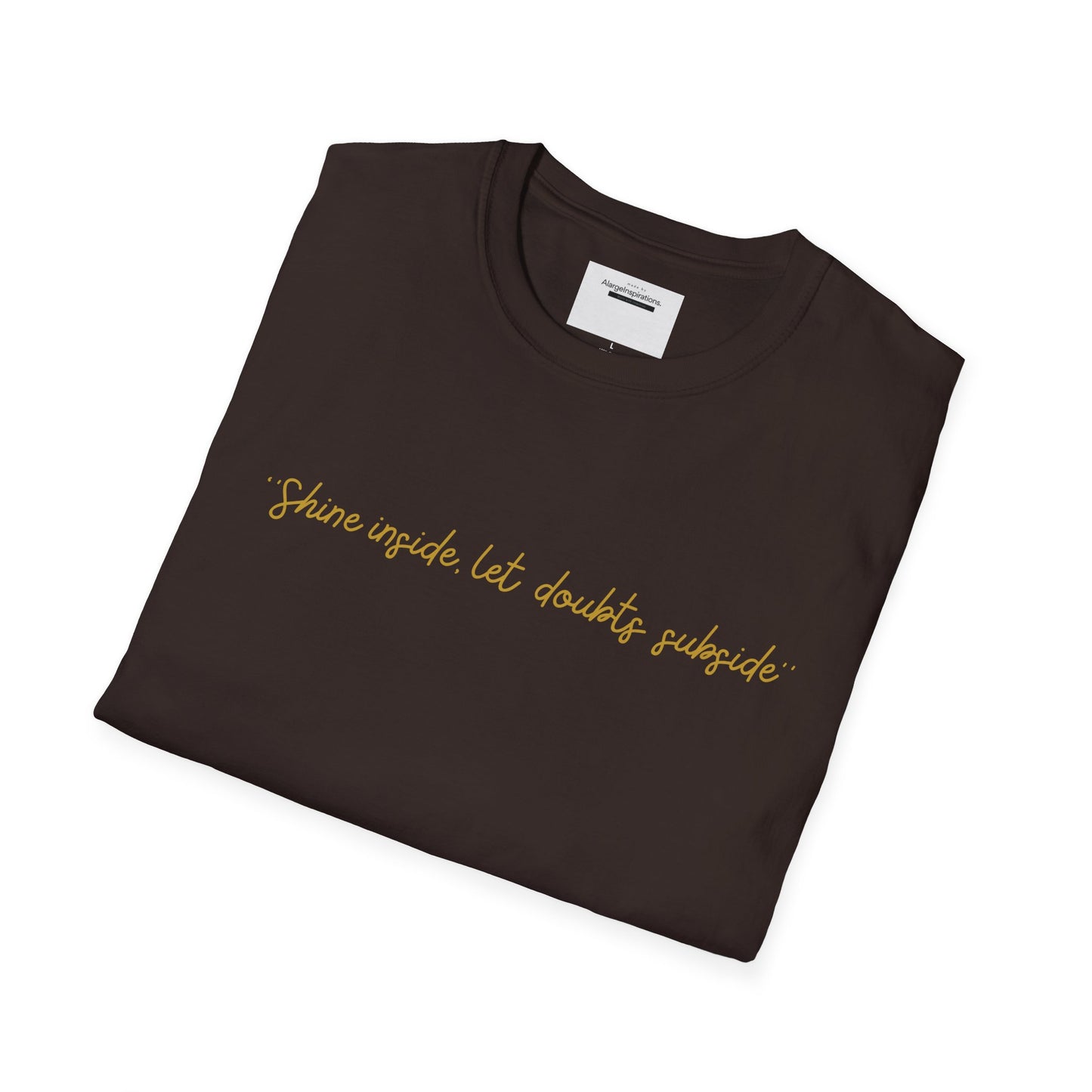 Inspirational Quote Unisex T-Shirt, Positive Affirmation Tee, Handwritten Script Tee, Casual Wear, Motivational Clothing,Everyday Motivation