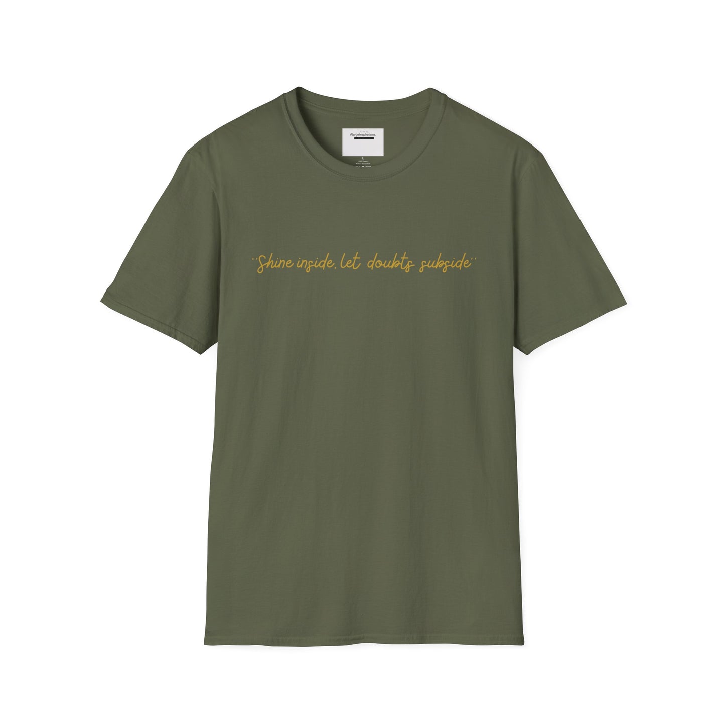 Inspirational Quote Unisex T-Shirt, Positive Affirmation Tee, Handwritten Script Tee, Casual Wear, Motivational Clothing,Everyday Motivation