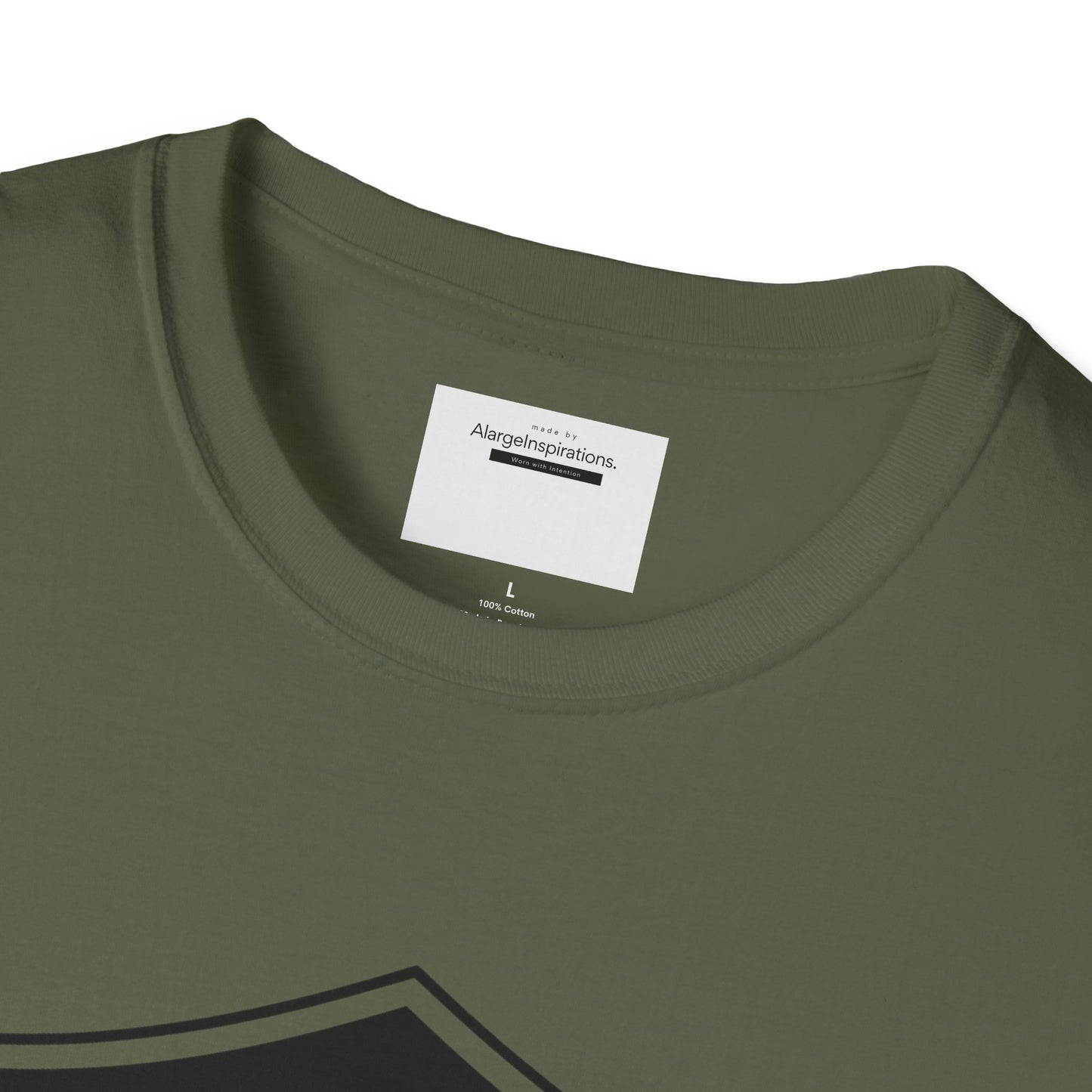 Protect Your Peace Shirt | Minimalist Shield Design, Mental Health Quote T-Shirt, Calm Strength Affirmation Apparel