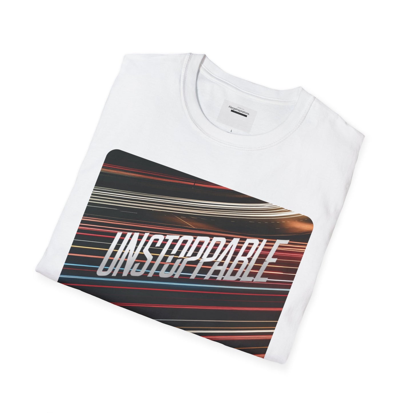 Unstoppable Unisex Softstyle T-Shirt, Motivational Shirt, Fitness Wear, Casual Outfit, Gift for Him/Her, Everyday Apparel, Goal getter,