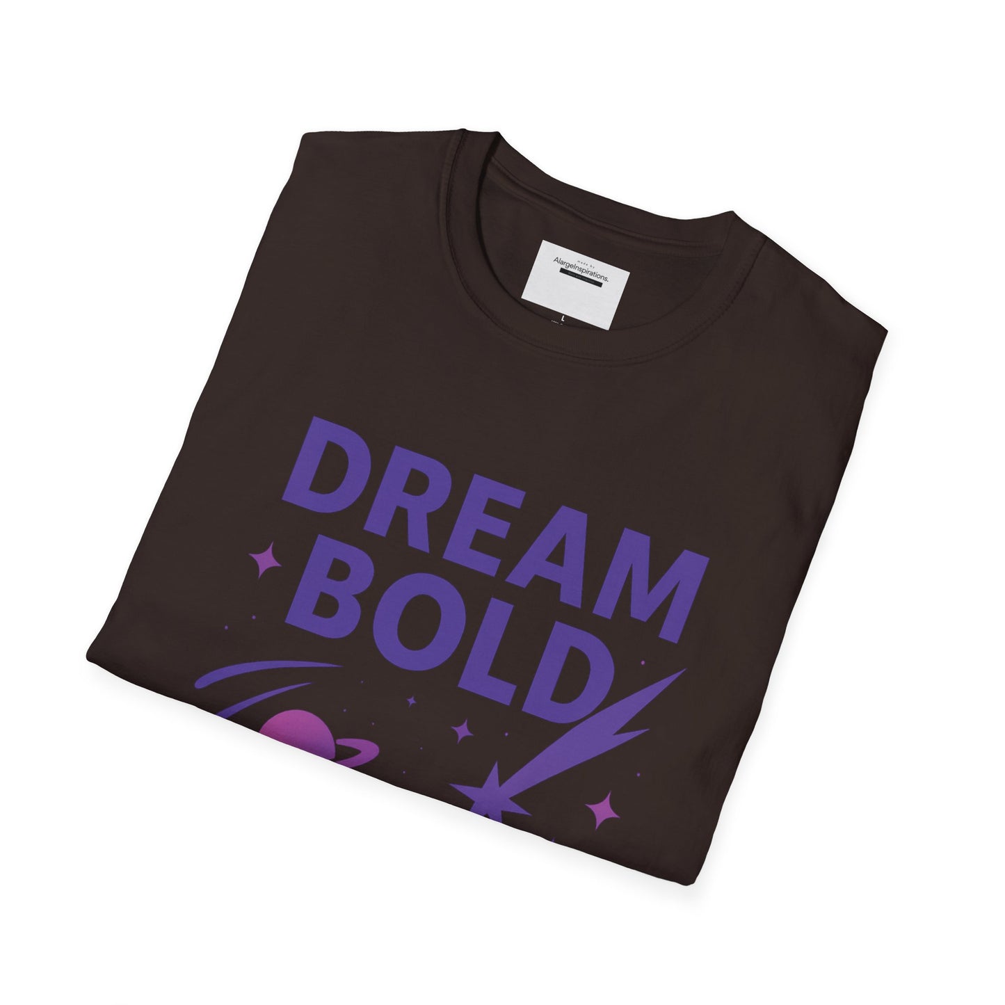 Dream Bold Watch Life Unfold Shirt | Galaxy Shooting Stars Tee, Cosmic Motivation Quote, Inspirational Space GraphicT-Shirt, Space Quote Tee