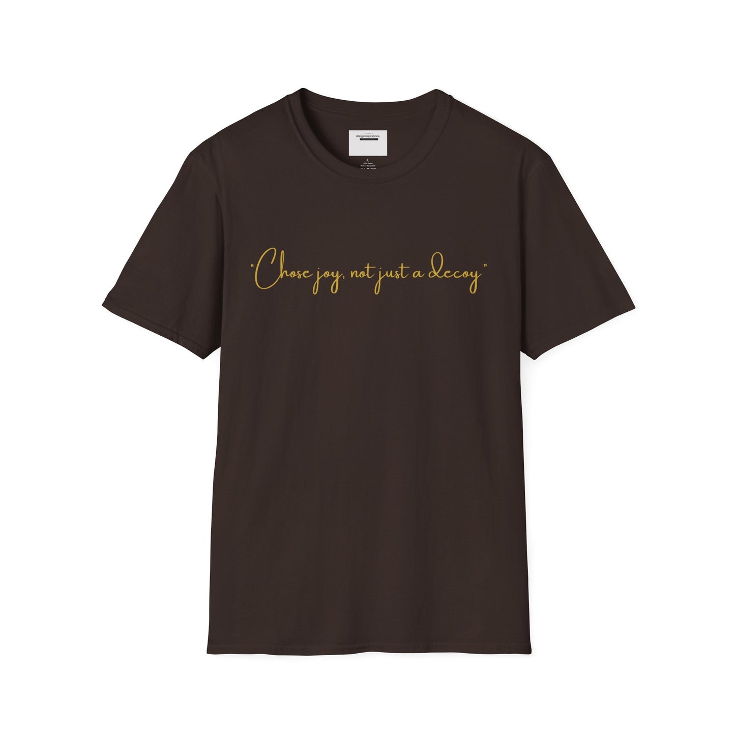 Inspirational Quote T-Shirt, Motivational Tee, Gift for Her, Casual Wear, Affirmation Shirt, Birthday Present, Simple Word-Only Typography