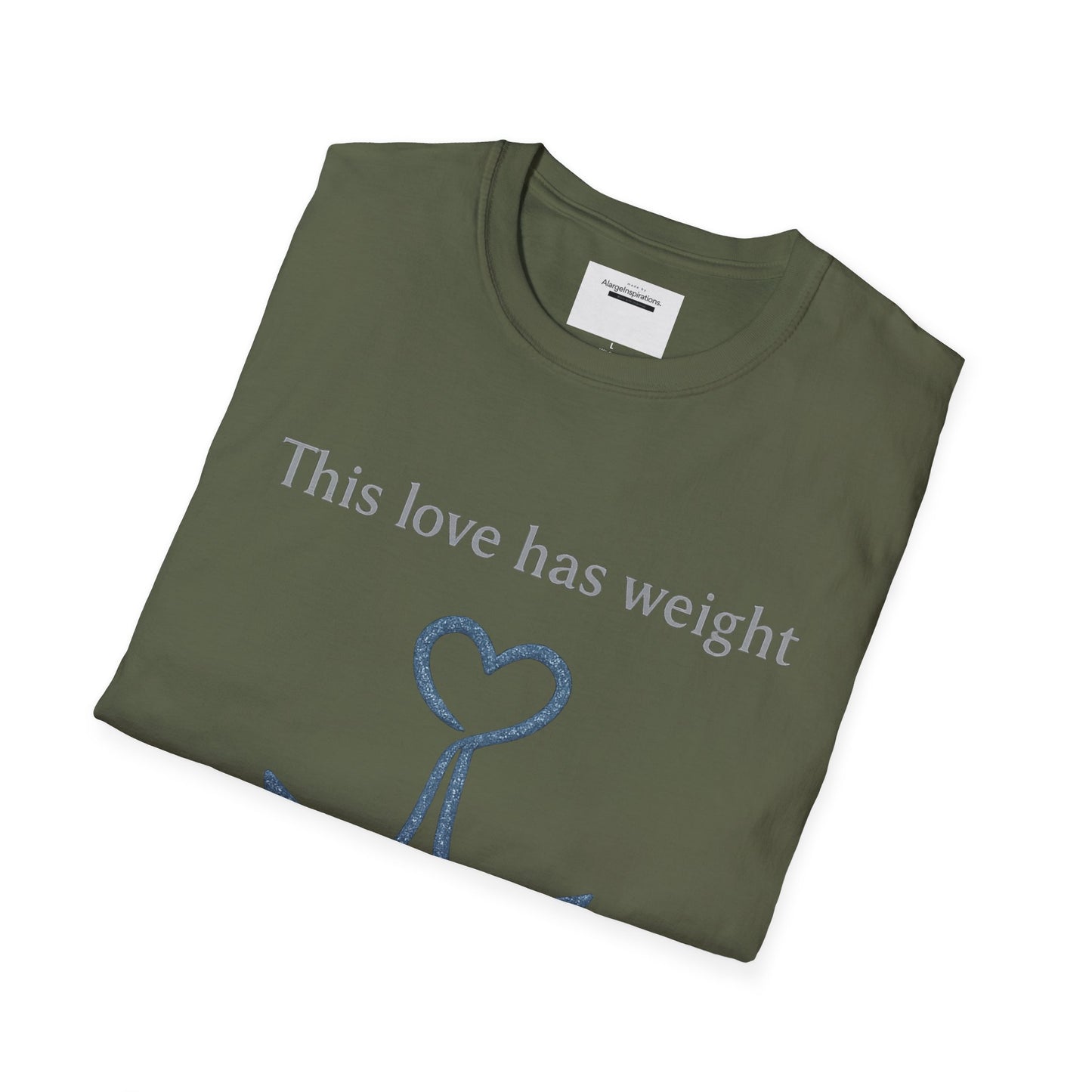 This Love Has Weight Shirt | Anchored Love Quote | Grounded Commitment Valentine Gift | Emotional Stability Design