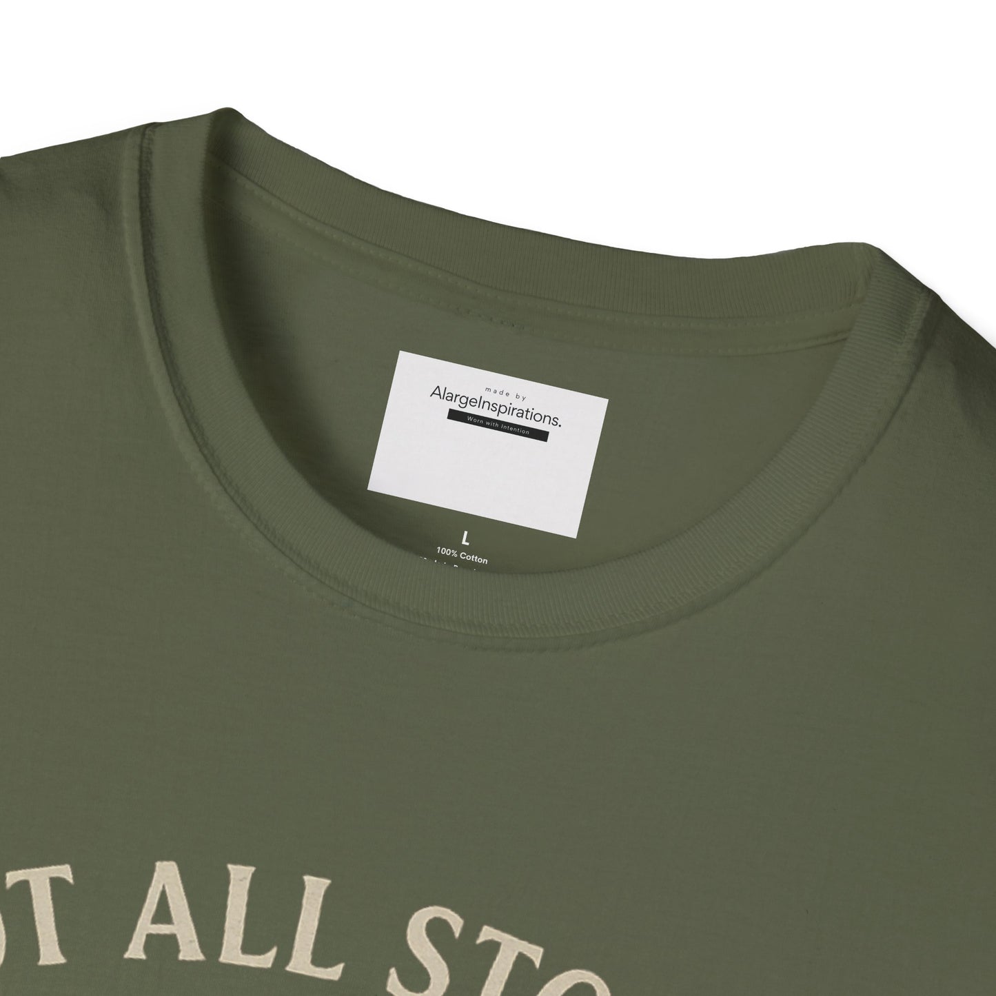 Not All Stories Unisex T-Shirt, Graphic Tee, Unique Gift, Cozy Everyday Wear, Moon & Audience Design, Privacy Statement Tee, Introvert Gift
