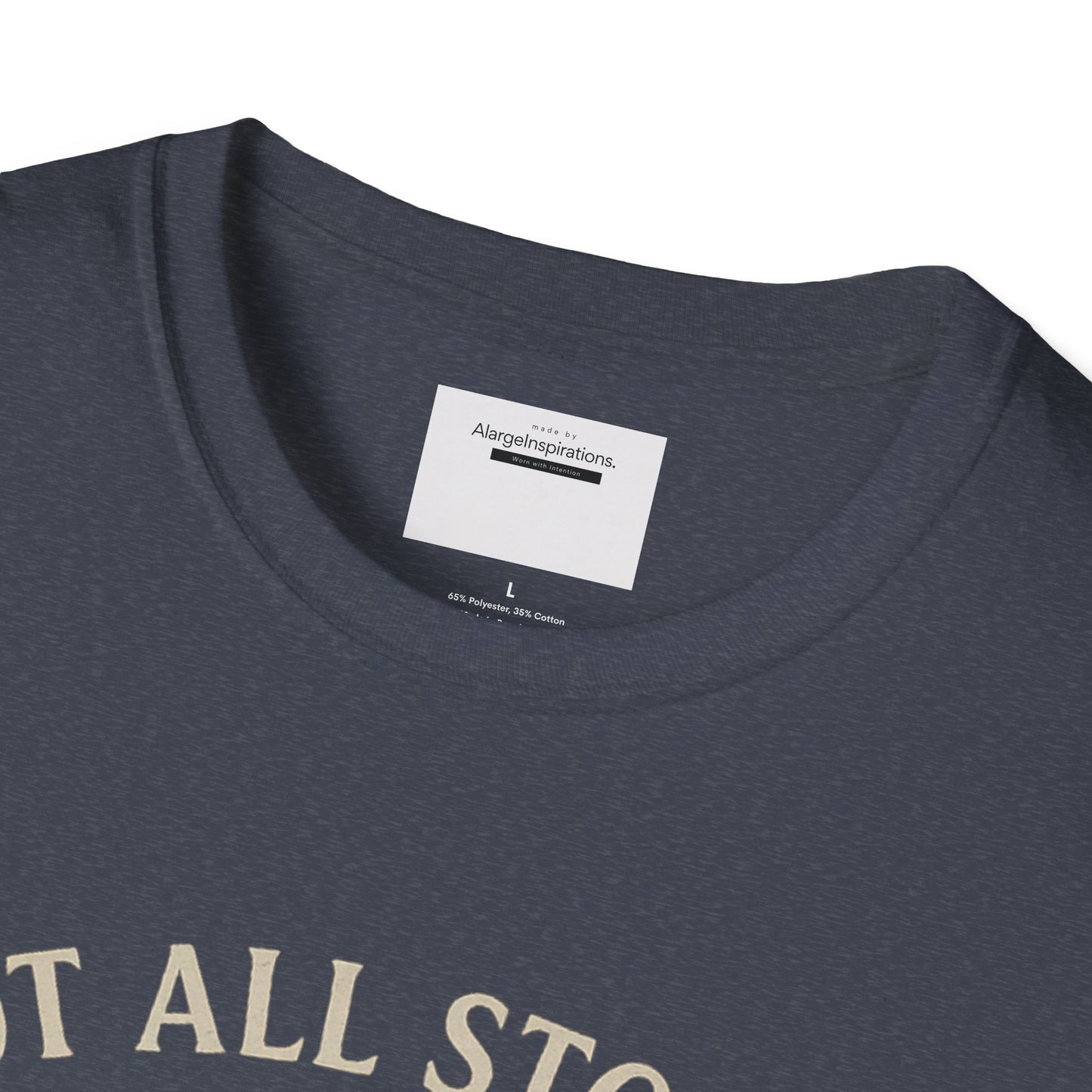 Not All Stories Unisex T-Shirt, Graphic Tee, Unique Gift, Cozy Everyday Wear, Moon & Audience Design, Privacy Statement Tee, Introvert Gift