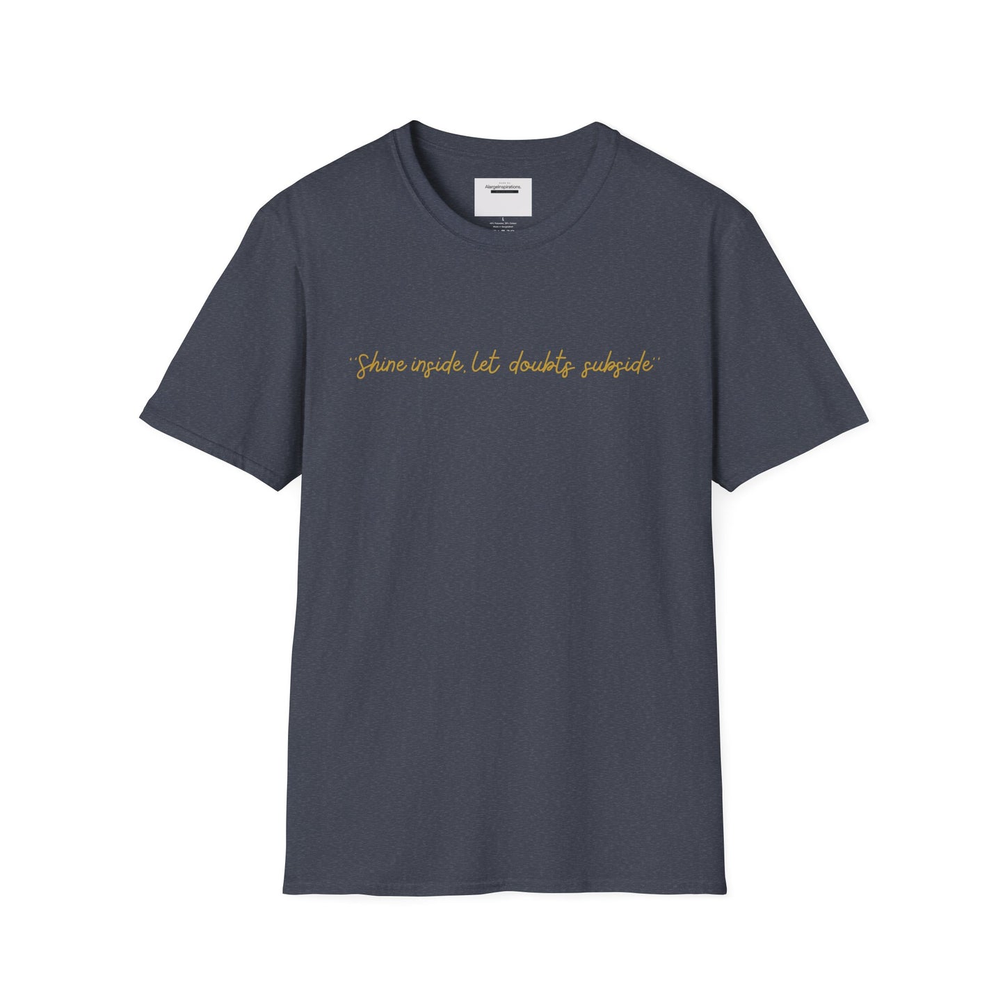 Inspirational Quote Unisex T-Shirt, Positive Affirmation Tee, Handwritten Script Tee, Casual Wear, Motivational Clothing,Everyday Motivation