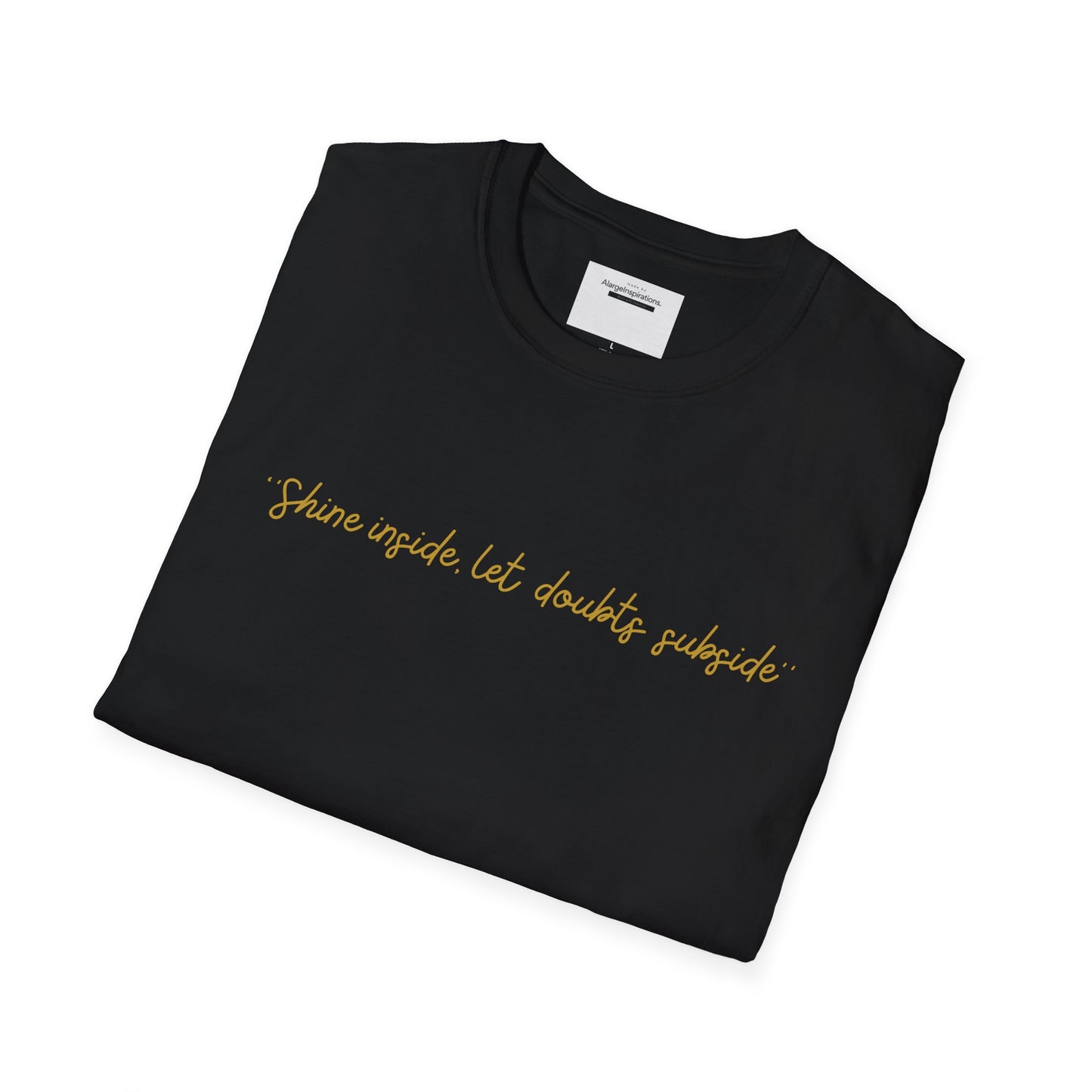 Inspirational Quote Unisex T-Shirt, Positive Affirmation Tee, Handwritten Script Tee, Casual Wear, Motivational Clothing,Everyday Motivation