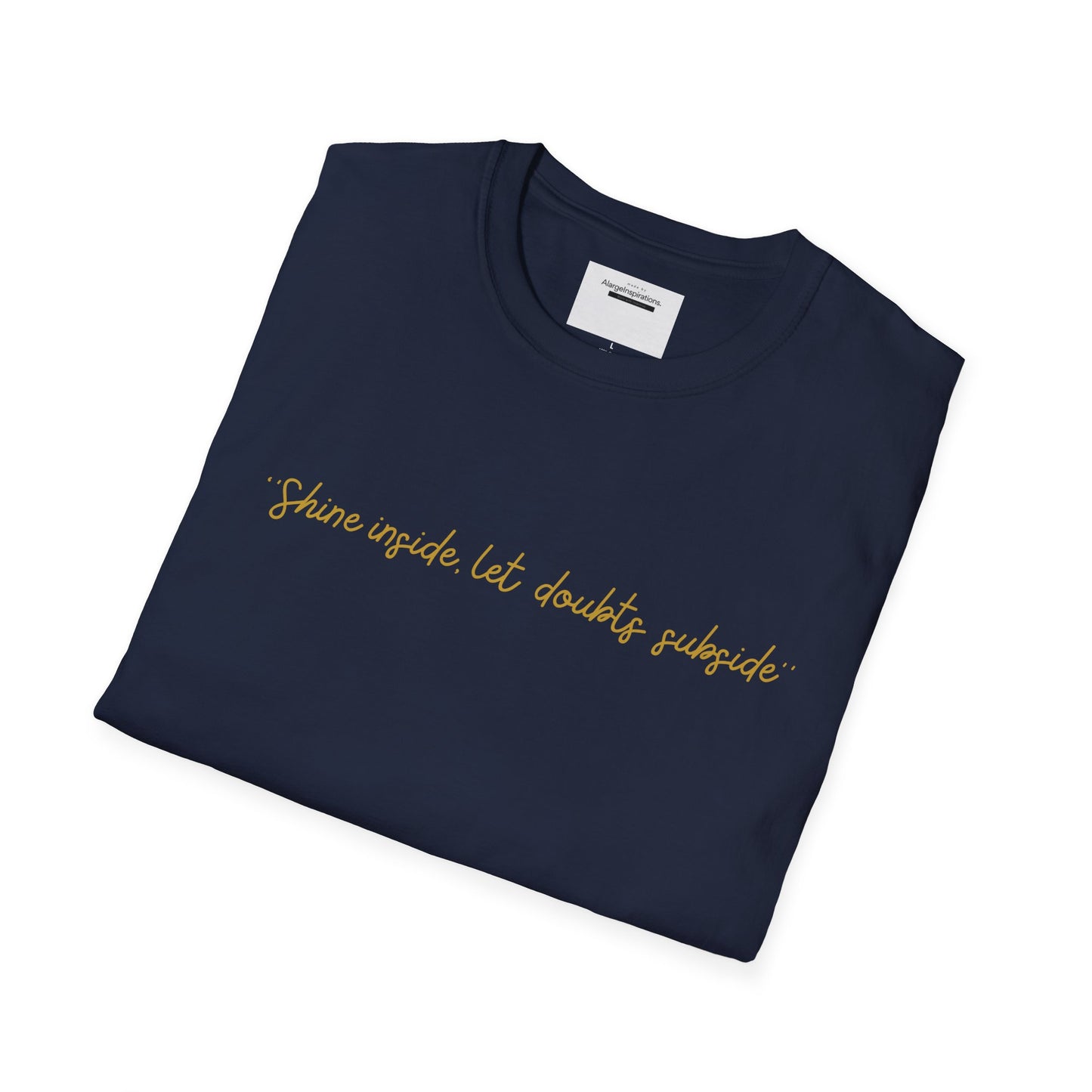 Inspirational Quote Unisex T-Shirt, Positive Affirmation Tee, Handwritten Script Tee, Casual Wear, Motivational Clothing,Everyday Motivation