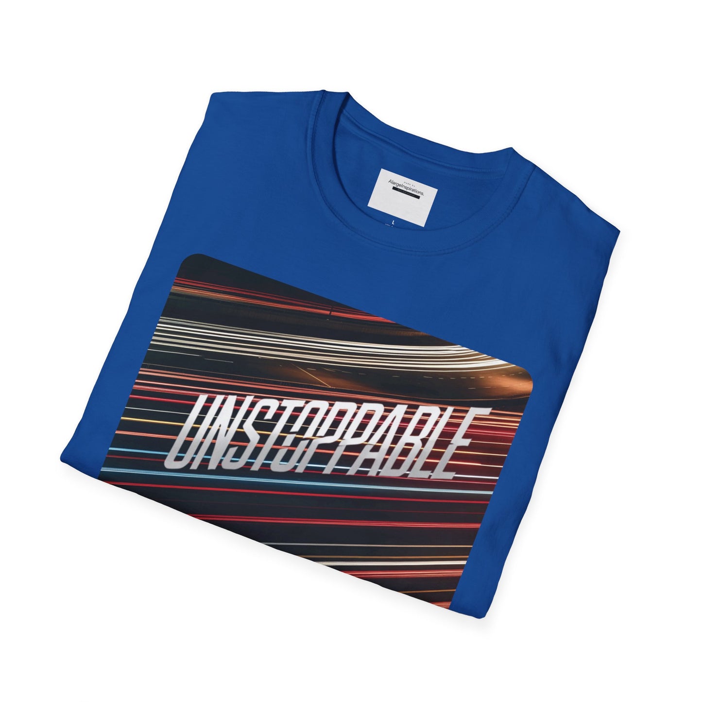 Unstoppable Unisex Softstyle T-Shirt, Motivational Shirt, Fitness Wear, Casual Outfit, Gift for Him/Her, Everyday Apparel, Goal getter,