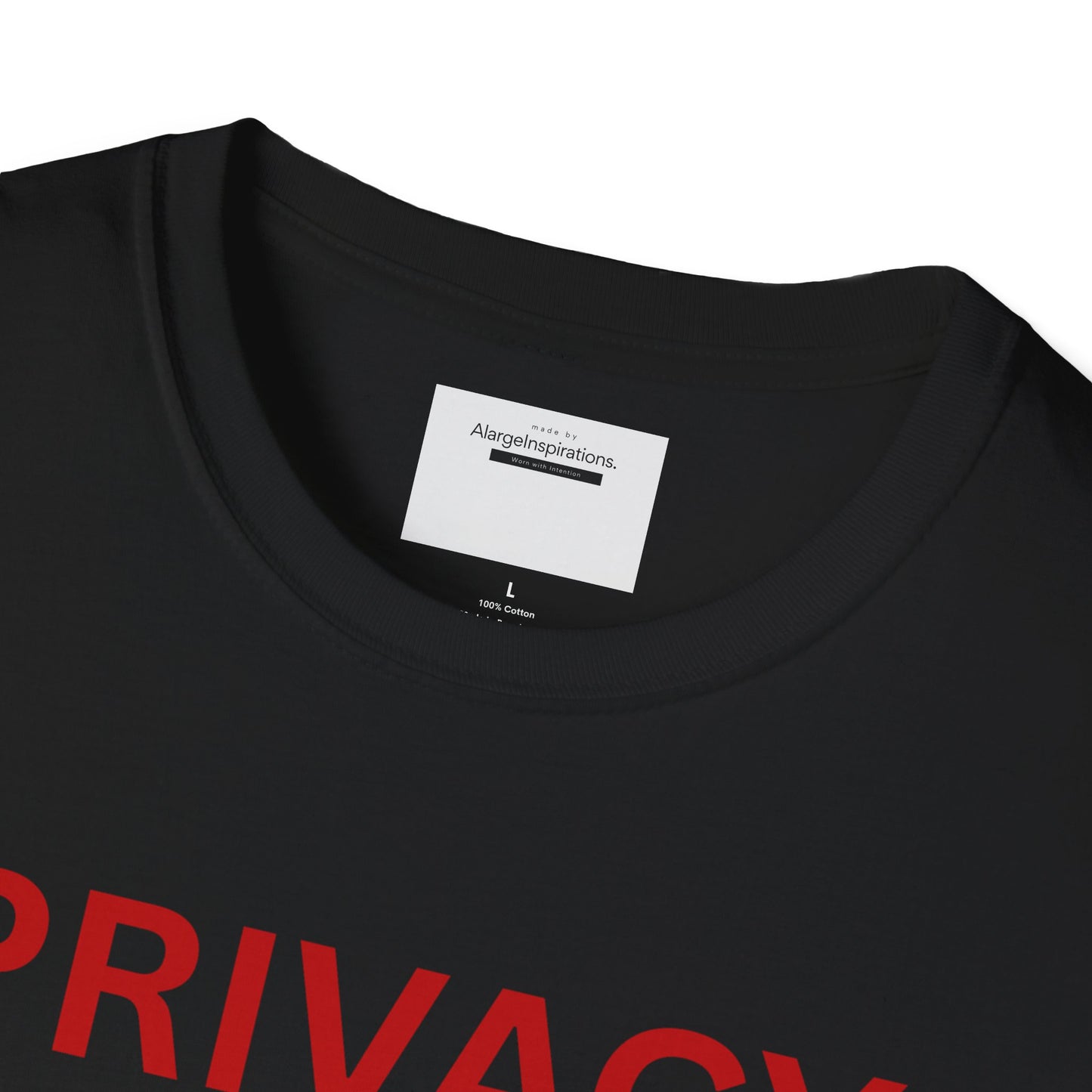 Privacy Over Publicity Unisex T-Shirt | Introvert Lifestyle Shirt, Gift for Privacy Advocate, Everyday Comfort Tee,Keep It Private Quote Tee