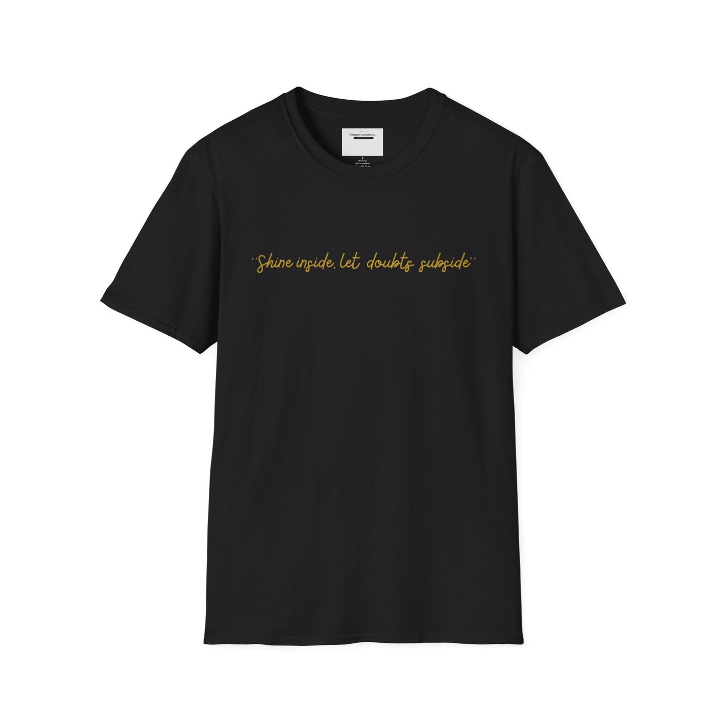Inspirational Quote Unisex T-Shirt, Positive Affirmation Tee, Handwritten Script Tee, Casual Wear, Motivational Clothing,Everyday Motivation