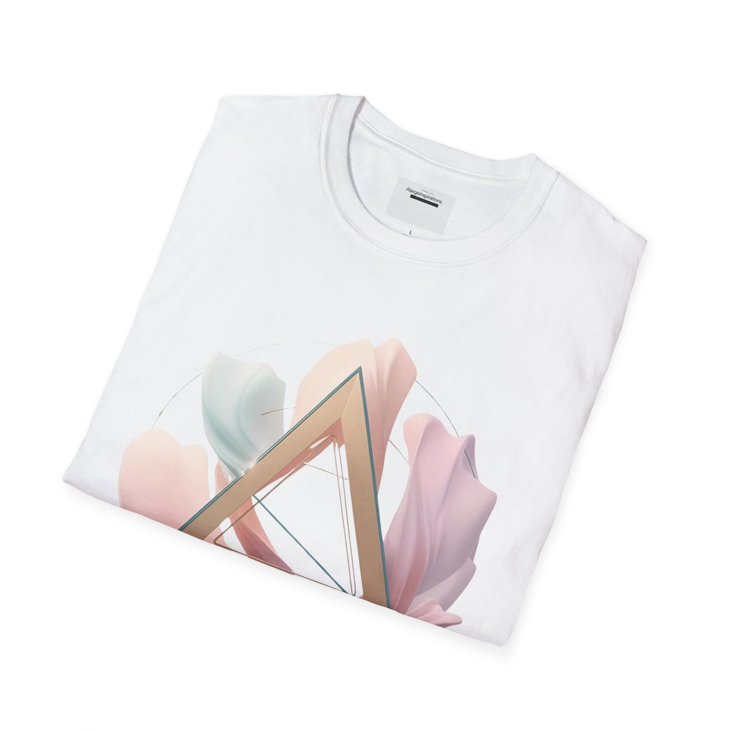 Blooming Vibes Unisex Softstyle T-Shirt, Floral Tee, Feminine Style Shirt, Spring Outfit, Gift for Her, Nature Lover Tee,Self Love Shirt
