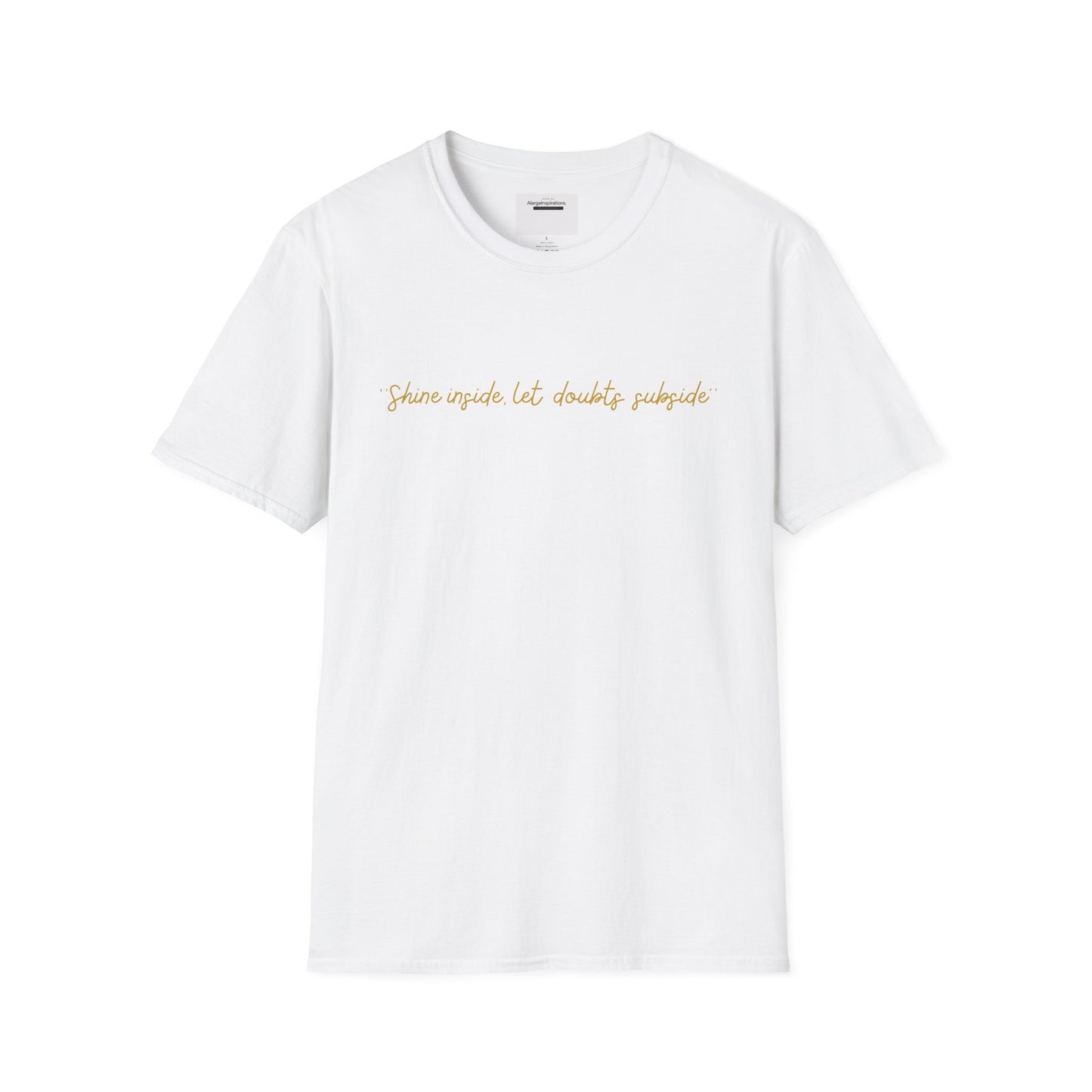 Inspirational Quote Unisex T-Shirt, Positive Affirmation Tee, Handwritten Script Tee, Casual Wear, Motivational Clothing,Everyday Motivation