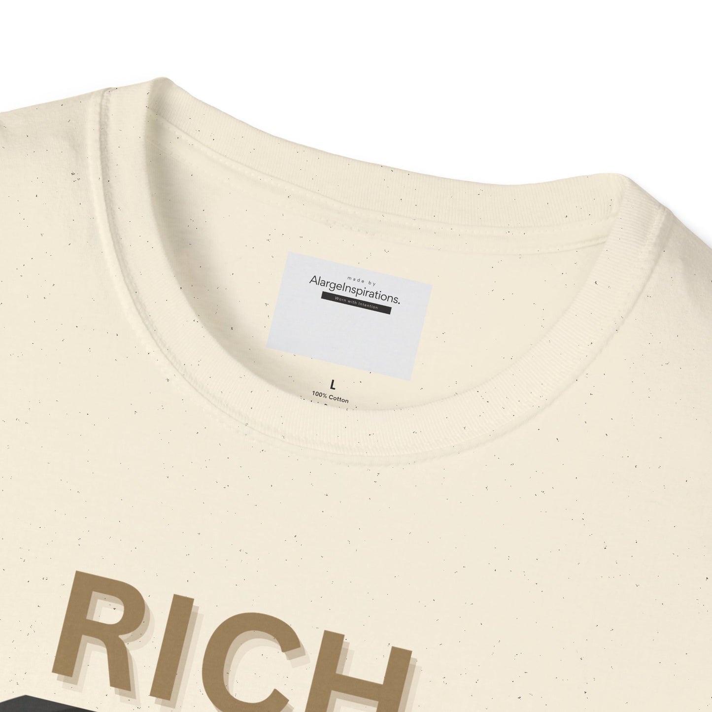 Rich Mindset Unisex T-Shirt | Daily Motivational Gift Apparel, Inspirational Shirt, Positive Gift for Christmas, Birthday, Thanksgiving,