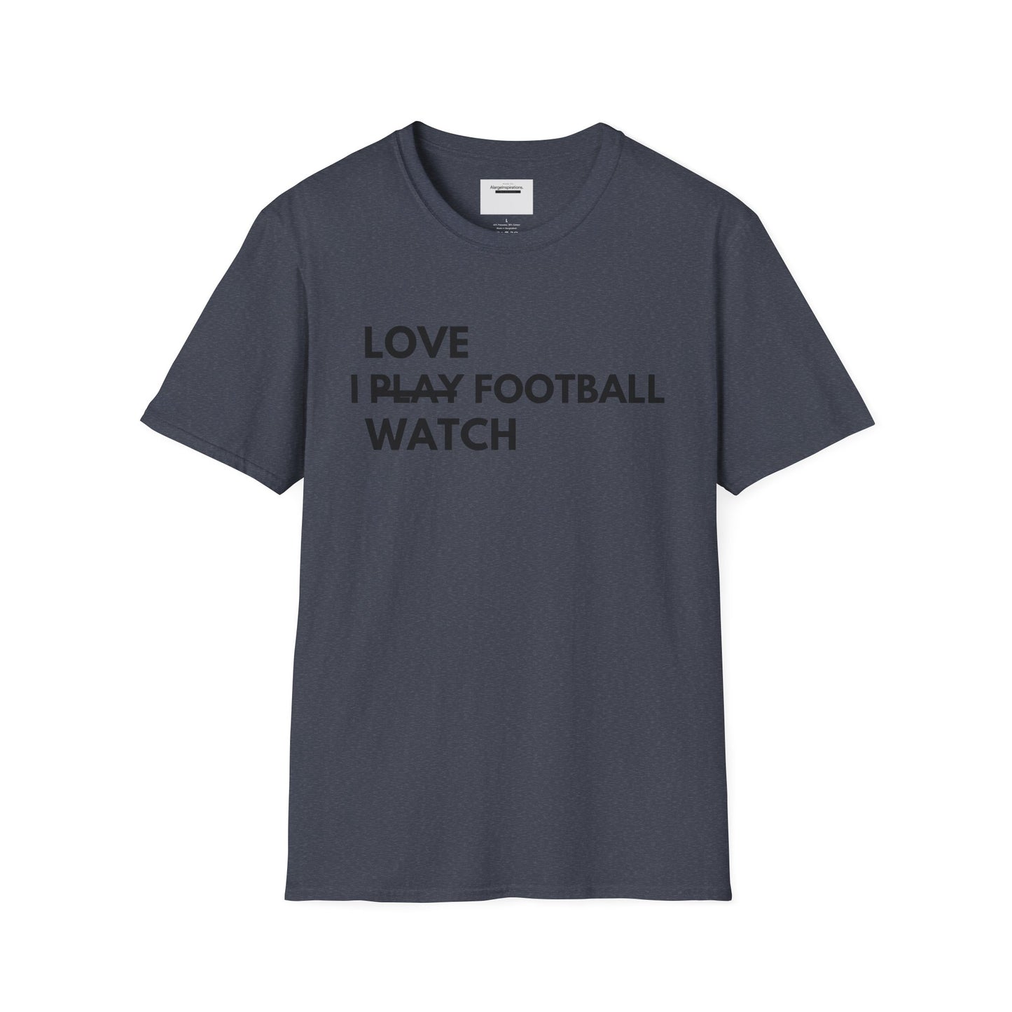 Unisex Sports Love T-Shirt, Sports Fan Tee, Gift for Soccer Lovers, Casual Wear, Game Day Top,Game Day tee, Gift for Football Fans, Golf Tee
