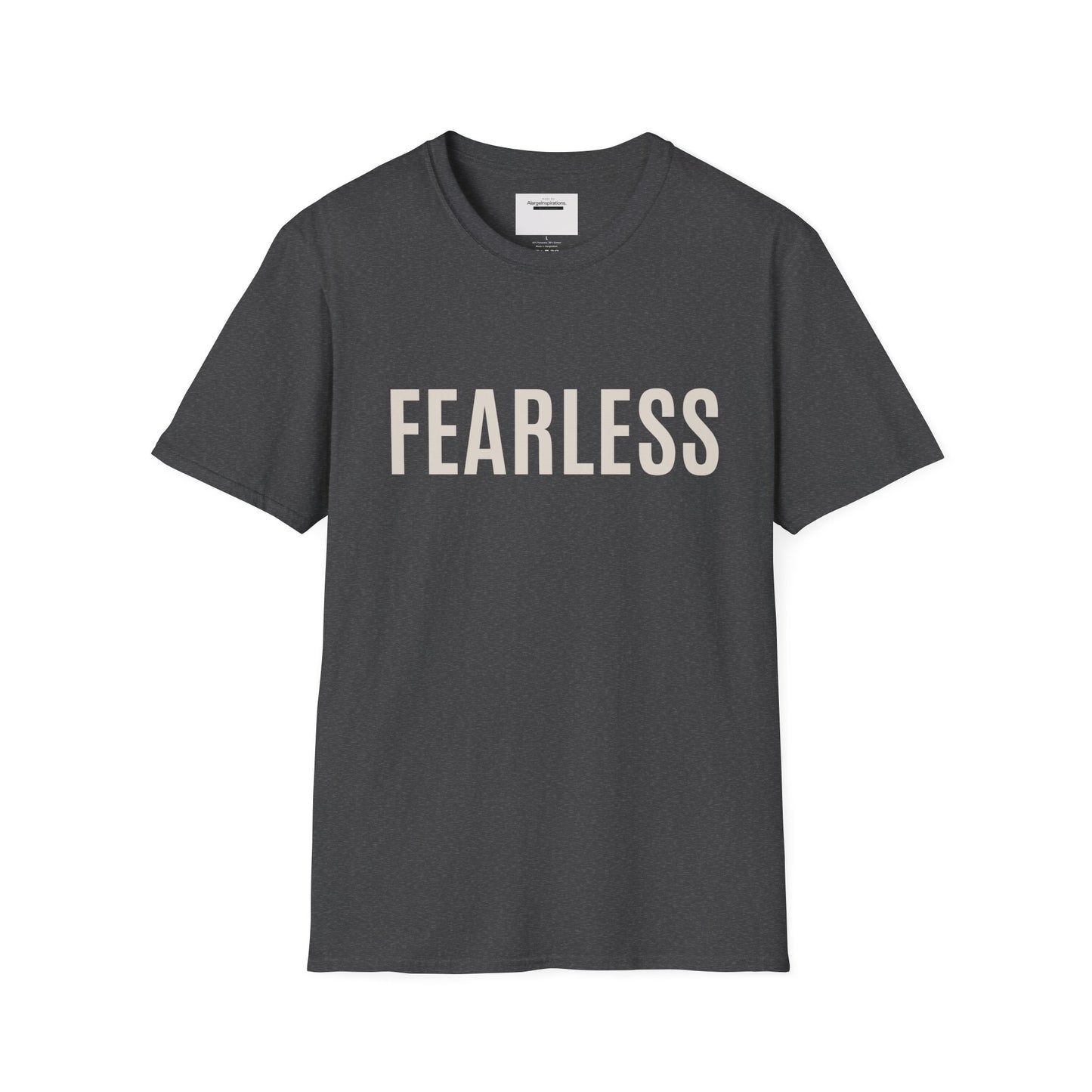 Fearless Christian Shirt | Faith Inspired TShirt for Women & Men | Bible Verse Courage Tee | Bold Minimalist Streetwear | Spiritual Gift