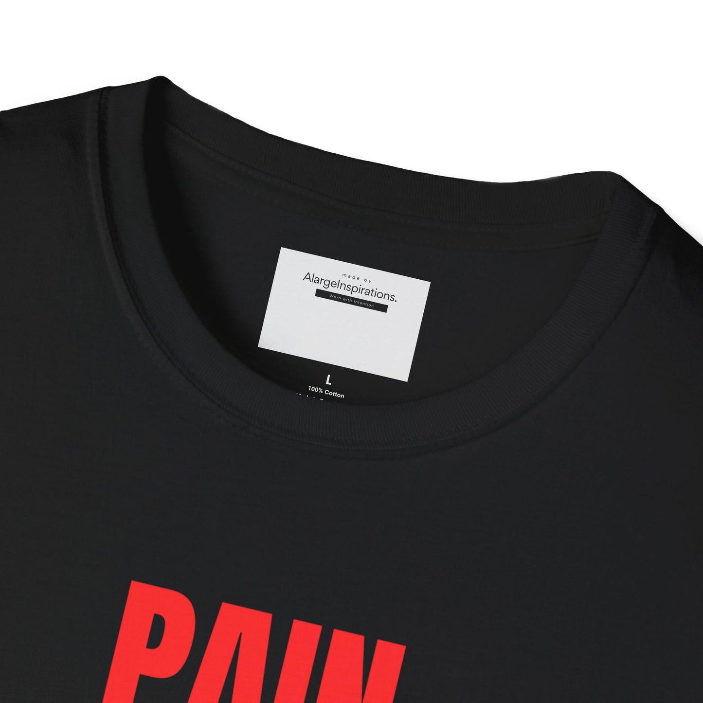 Inspirational Quote T-Shirt - Pain Births Purpose Purpose Fuels Dreams, Motivational Casual Wear, Gift for Dreamers, Positive Vibes Apparel