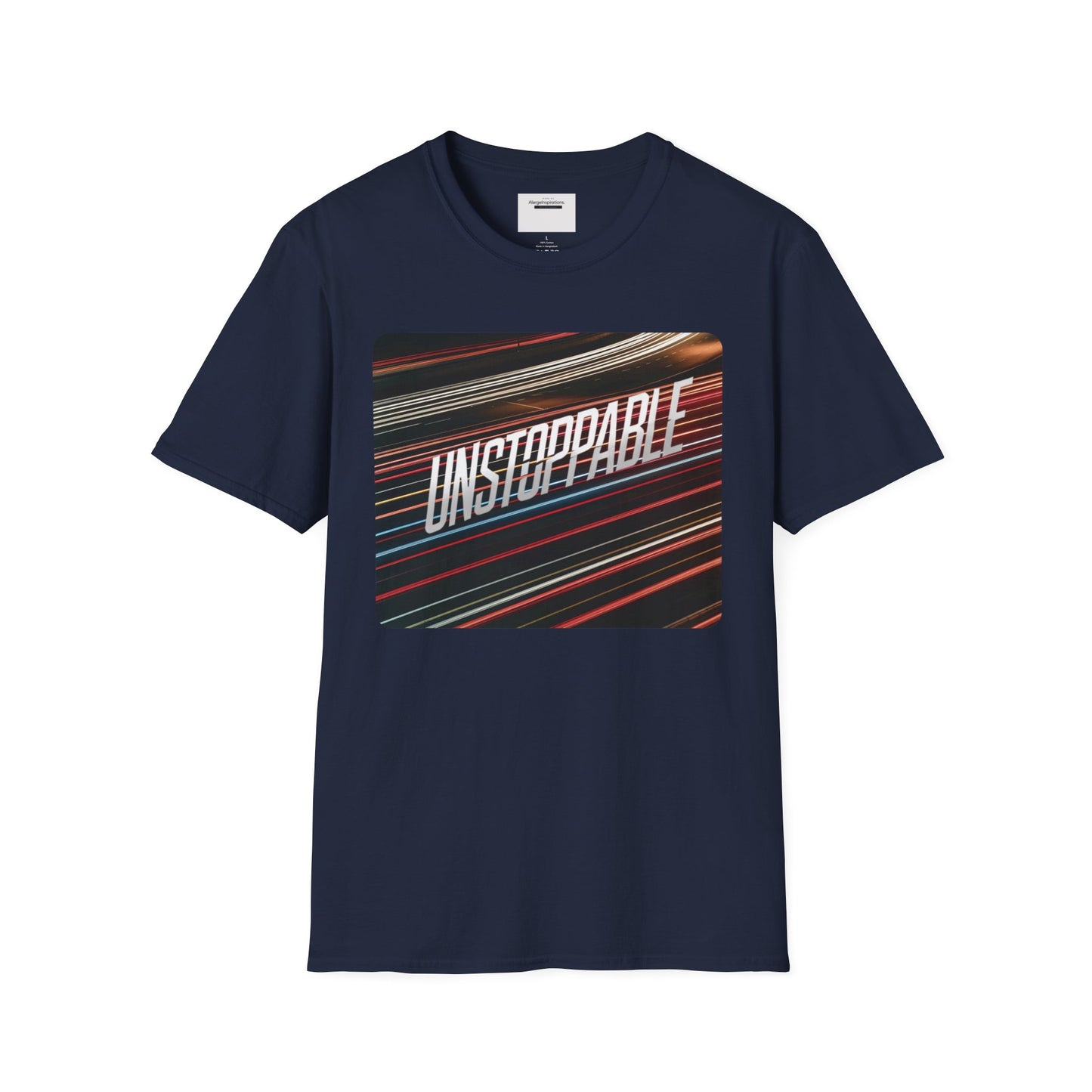 Unstoppable Unisex Softstyle T-Shirt, Motivational Shirt, Fitness Wear, Casual Outfit, Gift for Him/Her, Everyday Apparel, Goal getter,