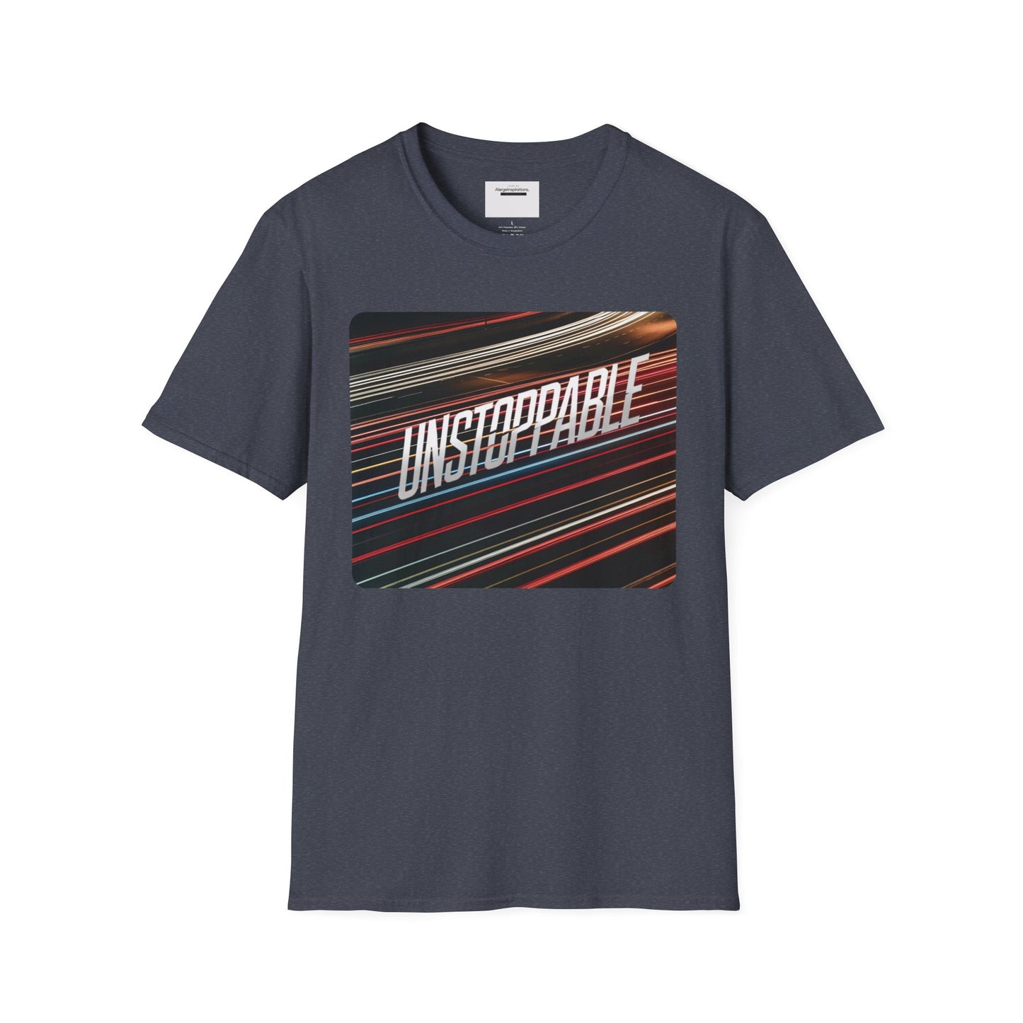 Unstoppable Unisex Softstyle T-Shirt, Motivational Shirt, Fitness Wear, Casual Outfit, Gift for Him/Her, Everyday Apparel, Goal getter,