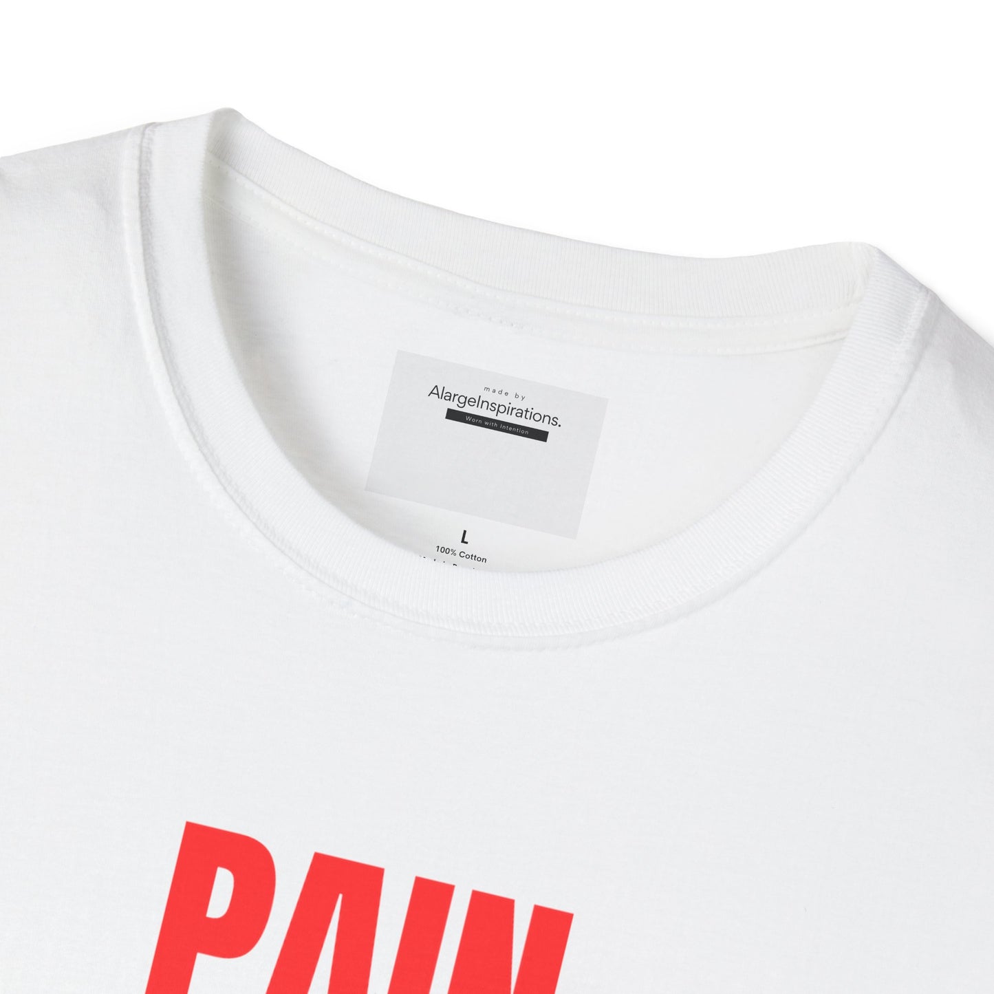 Inspirational Quote T-Shirt - Pain Births Purpose Purpose Fuels Dreams, Motivational Casual Wear, Gift for Dreamers, Positive Vibes Apparel
