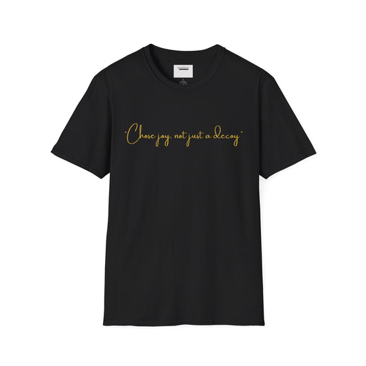 Inspirational Quote T-Shirt, Motivational Tee, Gift for Her, Casual Wear, Affirmation Shirt, Birthday Present, Simple Word-Only Typography