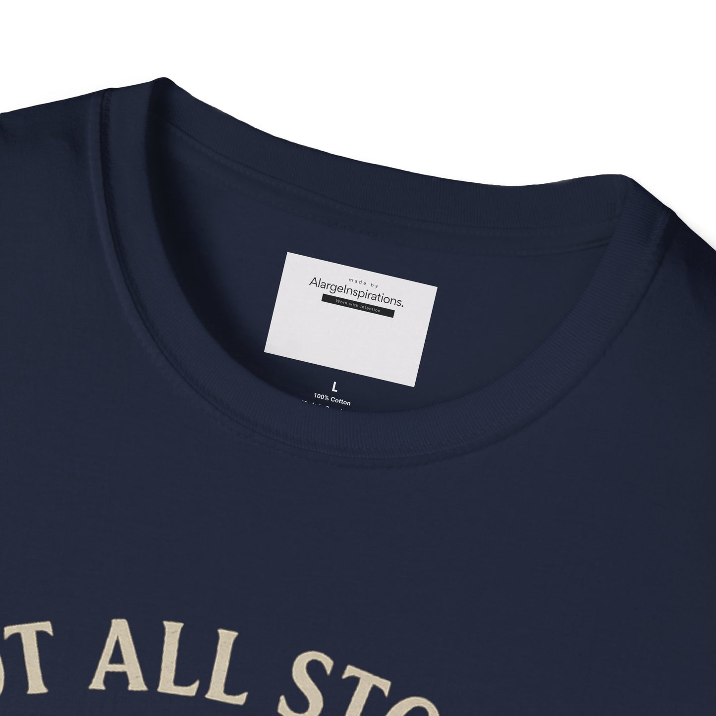Not All Stories Unisex T-Shirt, Graphic Tee, Unique Gift, Cozy Everyday Wear, Moon & Audience Design, Privacy Statement Tee, Introvert Gift