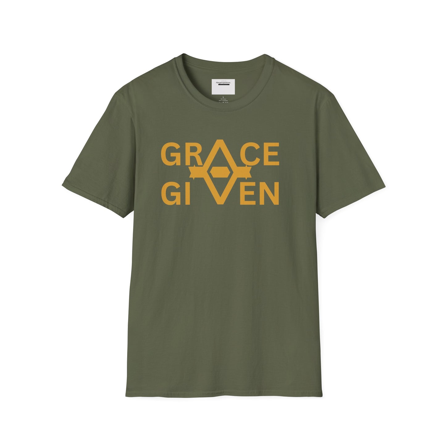 Inspirational Grace Given T-Shirt, Unisex Tee, Positive Affirmation Shirt, Spiritual Apparel,Minimalist Spiritual Apparel,Faith Inspired Tee