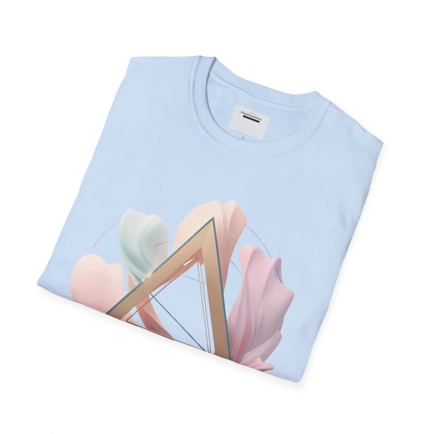 Blooming Vibes Unisex Softstyle T-Shirt, Floral Tee, Feminine Style Shirt, Spring Outfit, Gift for Her, Nature Lover Tee,Self Love Shirt