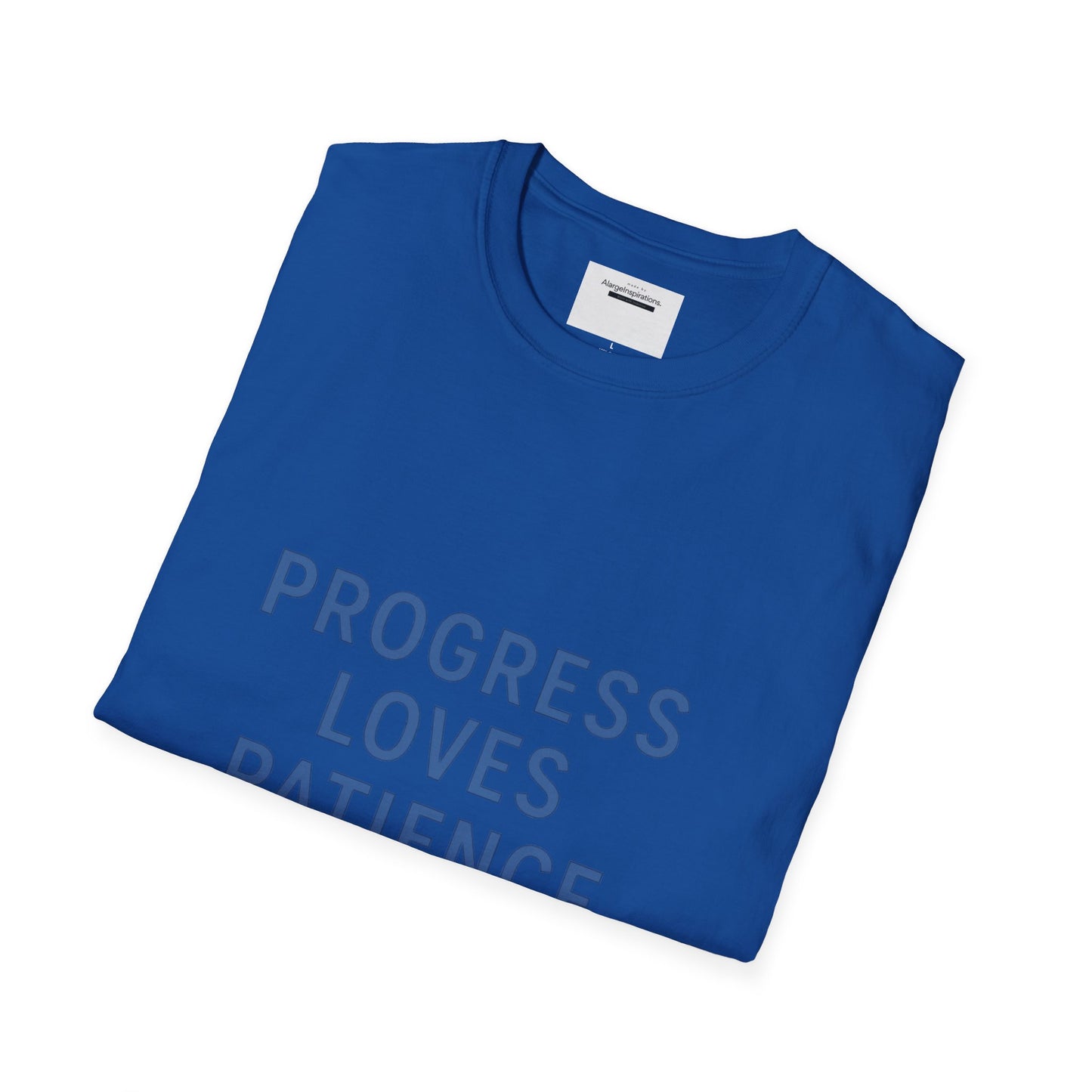 Progress Loves Patience Blueprint Timeline | Minimal Motivational Quote | Growth Mindset Wall Art | Planner & Engineer Inspiration