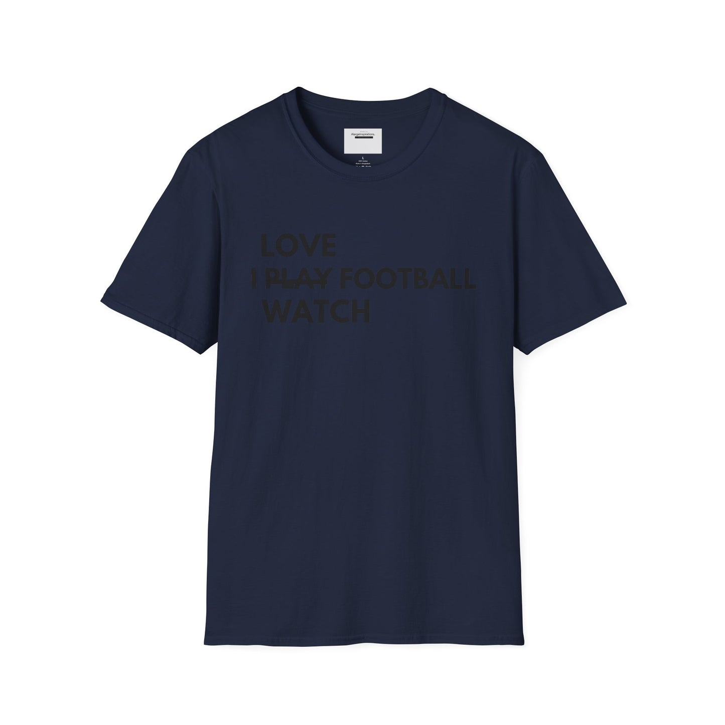 Unisex Sports Love T-Shirt, Sports Fan Tee, Gift for Soccer Lovers, Casual Wear, Game Day Top,Game Day tee, Gift for Football Fans, Golf Tee