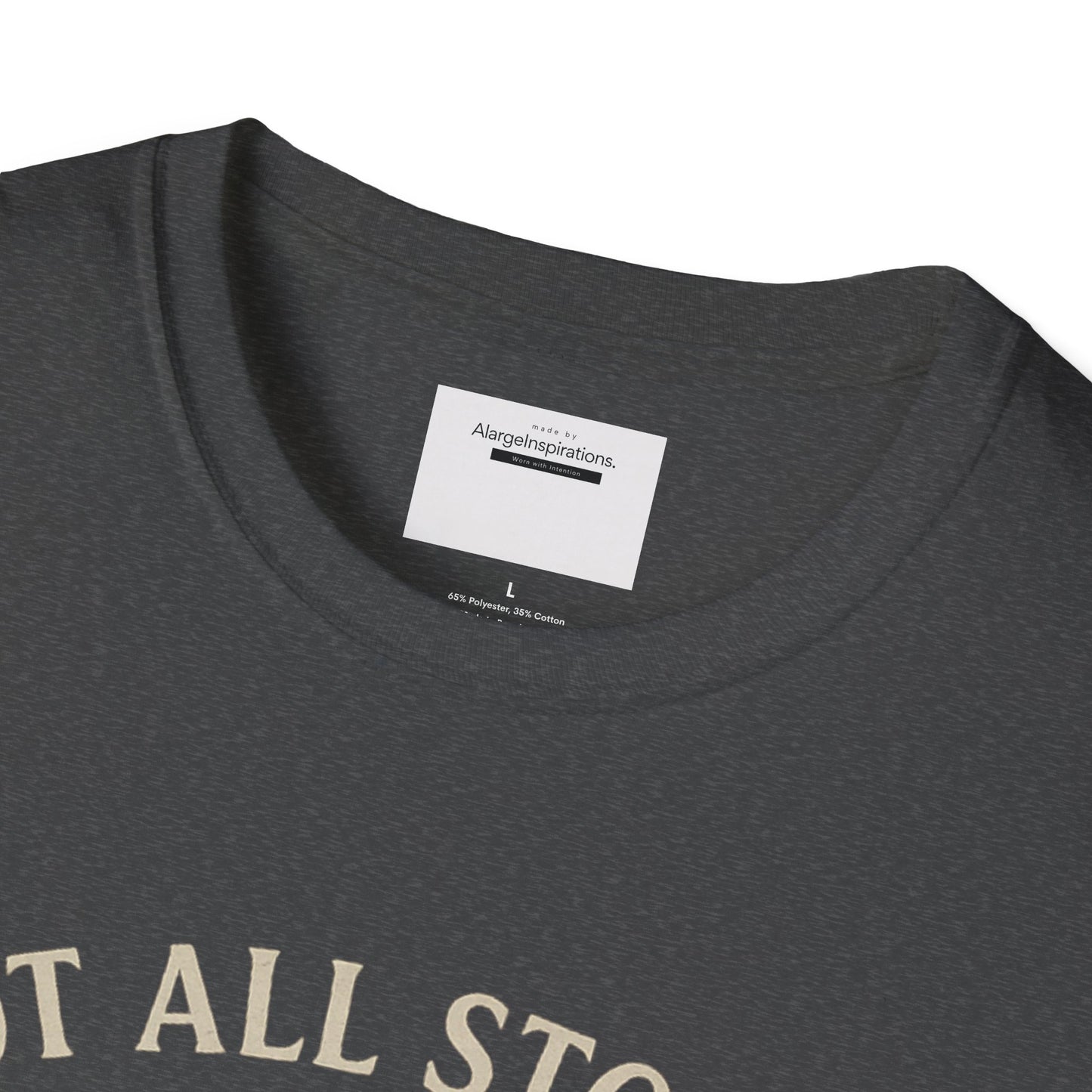 Not All Stories Unisex T-Shirt, Graphic Tee, Unique Gift, Cozy Everyday Wear, Moon & Audience Design, Privacy Statement Tee, Introvert Gift