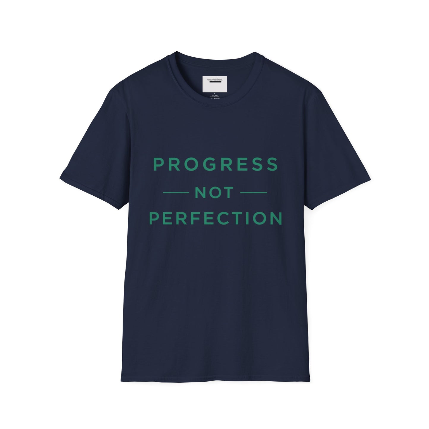 Progress Not Perfection T-Shirt | Sarcastic Motivational Tee | Anti Perfectionism Humor | Real Life Motivation Shirt |Relatable Quote Tee