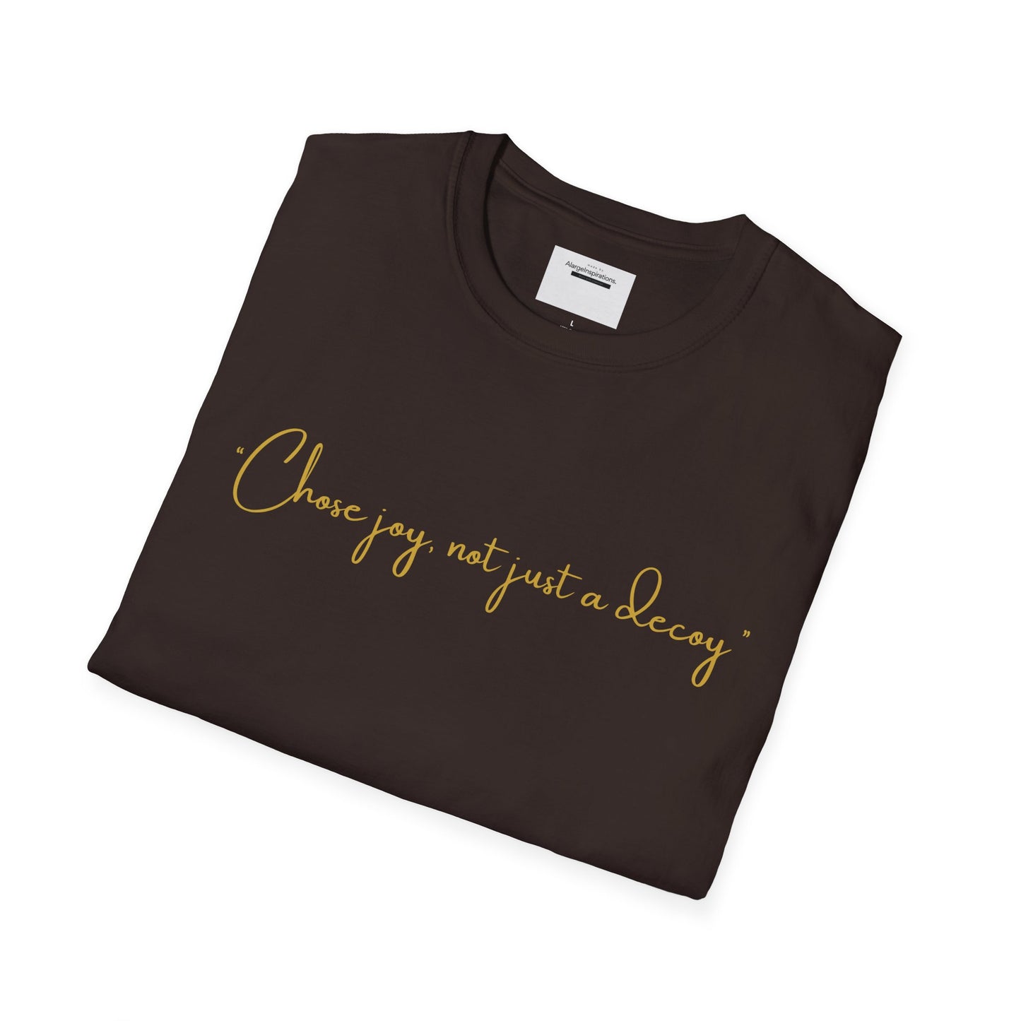 Inspirational Quote T-Shirt, Motivational Tee, Gift for Her, Casual Wear, Affirmation Shirt, Birthday Present, Simple Word-Only Typography