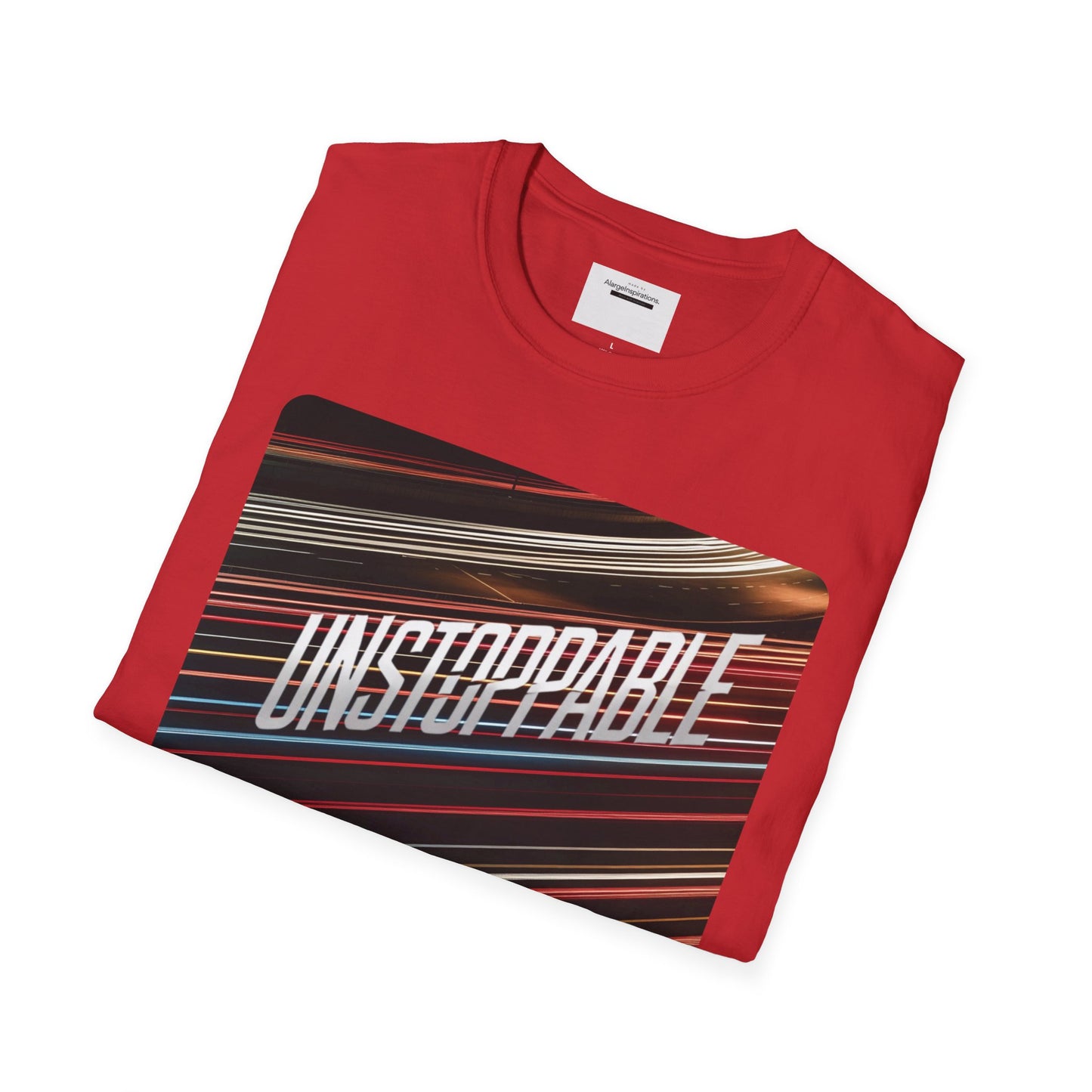 Unstoppable Unisex Softstyle T-Shirt, Motivational Shirt, Fitness Wear, Casual Outfit, Gift for Him/Her, Everyday Apparel, Goal getter,