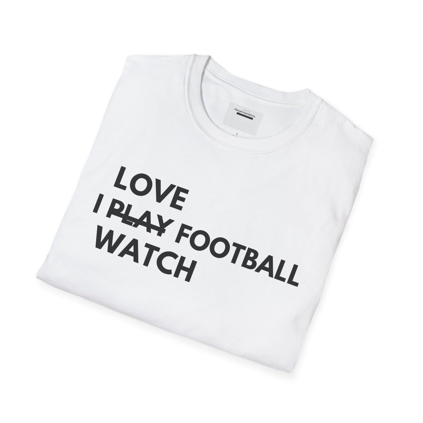 Unisex Sports Love T-Shirt, Sports Fan Tee, Gift for Soccer Lovers, Casual Wear, Game Day Top,Game Day tee, Gift for Football Fans, Golf Tee