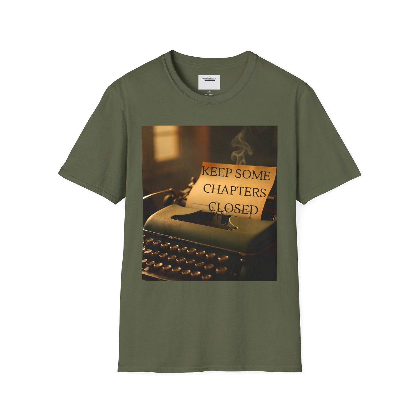 Inspirational Quote T-Shirt | Keep Some Chapters Closed, Gift Idea, Literary Tee, Unisex Apparel, Cozy Outfit, Vintage Quote Shirt,