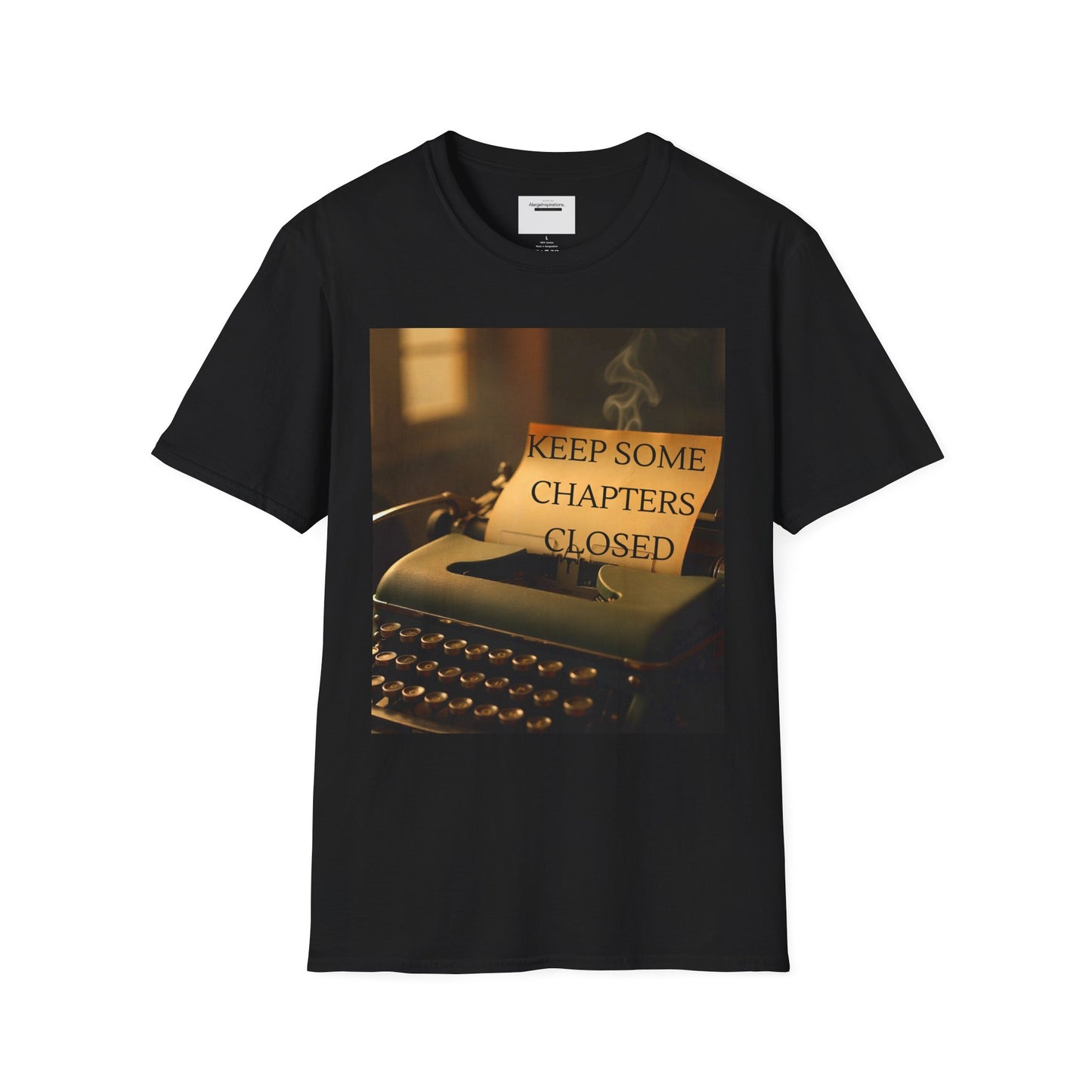 Inspirational Quote T-Shirt | Keep Some Chapters Closed, Gift Idea, Literary Tee, Unisex Apparel, Cozy Outfit, Vintage Quote Shirt,
