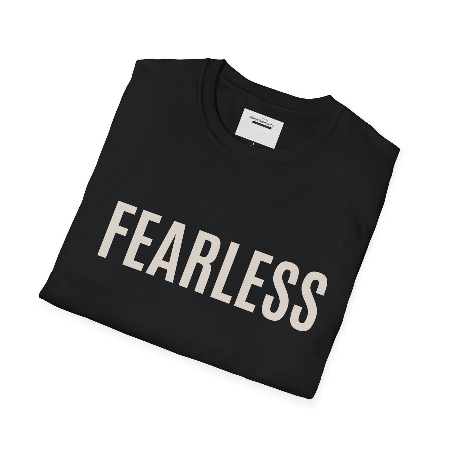 Fearless Christian Shirt | Faith Inspired TShirt for Women & Men | Bible Verse Courage Tee | Bold Minimalist Streetwear | Spiritual Gift