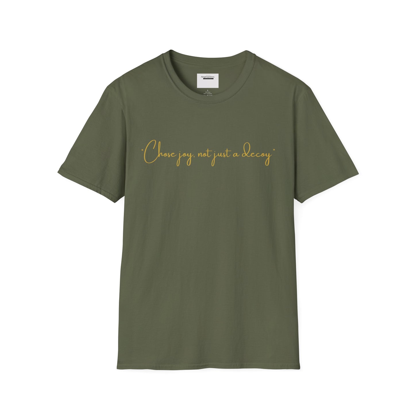 Inspirational Quote T-Shirt, Motivational Tee, Gift for Her, Casual Wear, Affirmation Shirt, Birthday Present, Simple Word-Only Typography