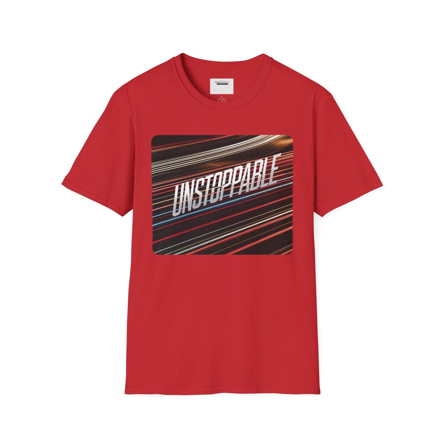 Unstoppable Unisex Softstyle T-Shirt, Motivational Shirt, Fitness Wear, Casual Outfit, Gift for Him/Her, Everyday Apparel, Goal getter,