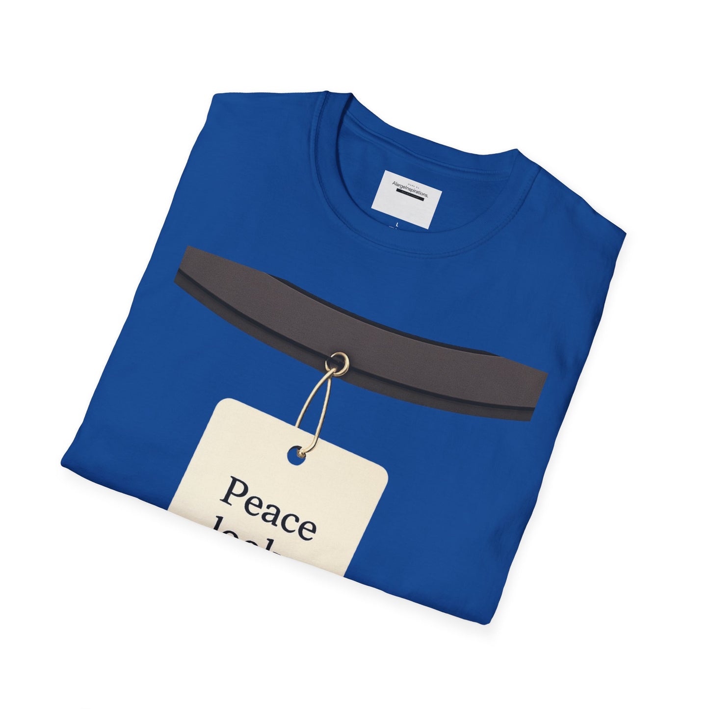 Peace Looks Good On You Shirt | Positive Affirmation Tee | Minimalist Self Love Quote | Calm Mindset Apparel | Thoughtful Gift