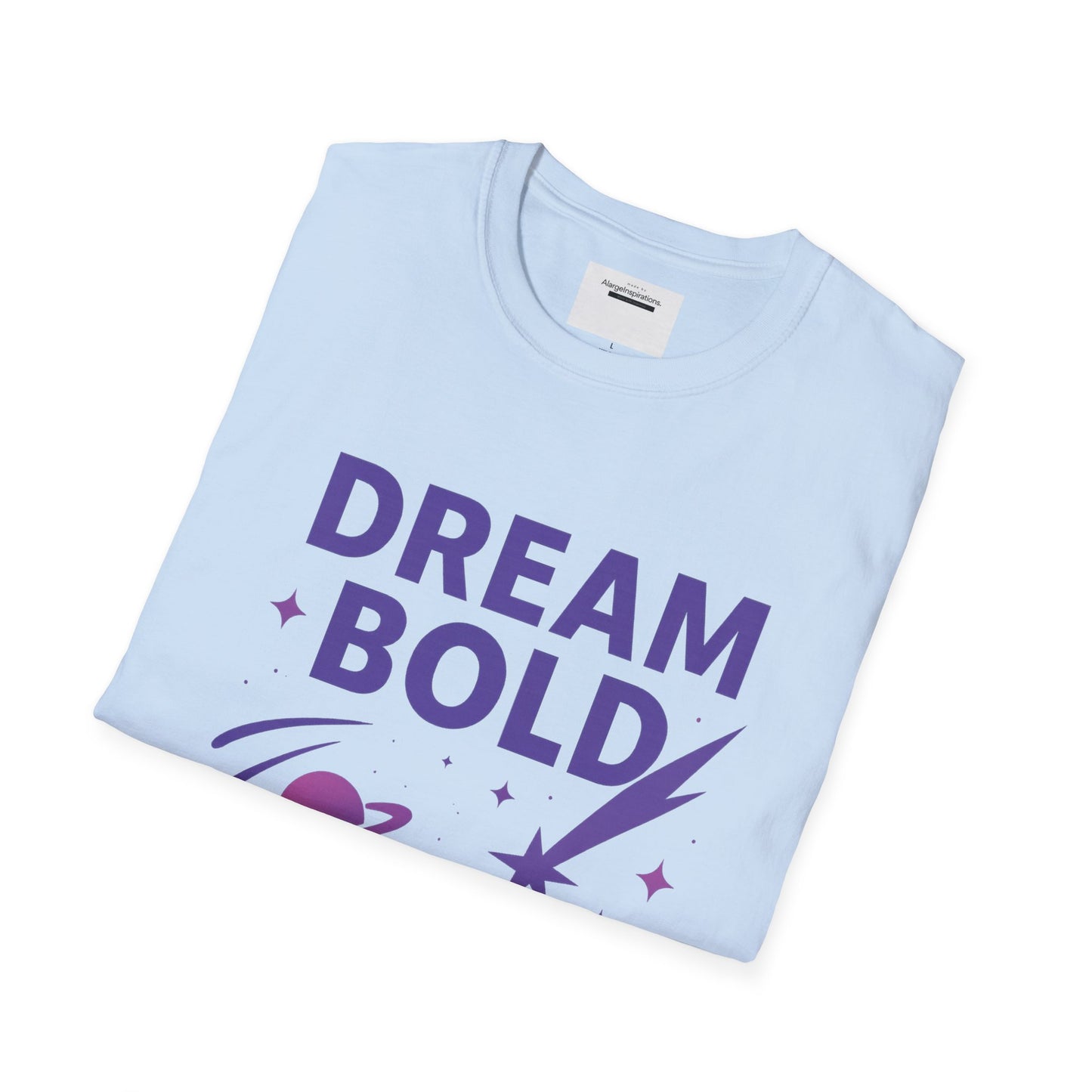 Dream Bold Watch Life Unfold Shirt | Galaxy Shooting Stars Tee, Cosmic Motivation Quote, Inspirational Space GraphicT-Shirt, Space Quote Tee