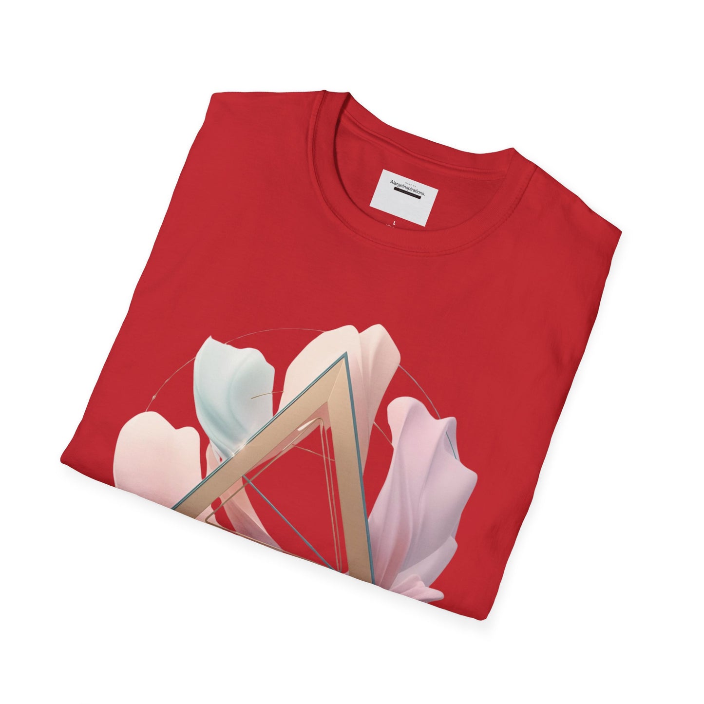 Blooming Vibes Unisex Softstyle T-Shirt, Floral Tee, Feminine Style Shirt, Spring Outfit, Gift for Her, Nature Lover Tee,Self Love Shirt