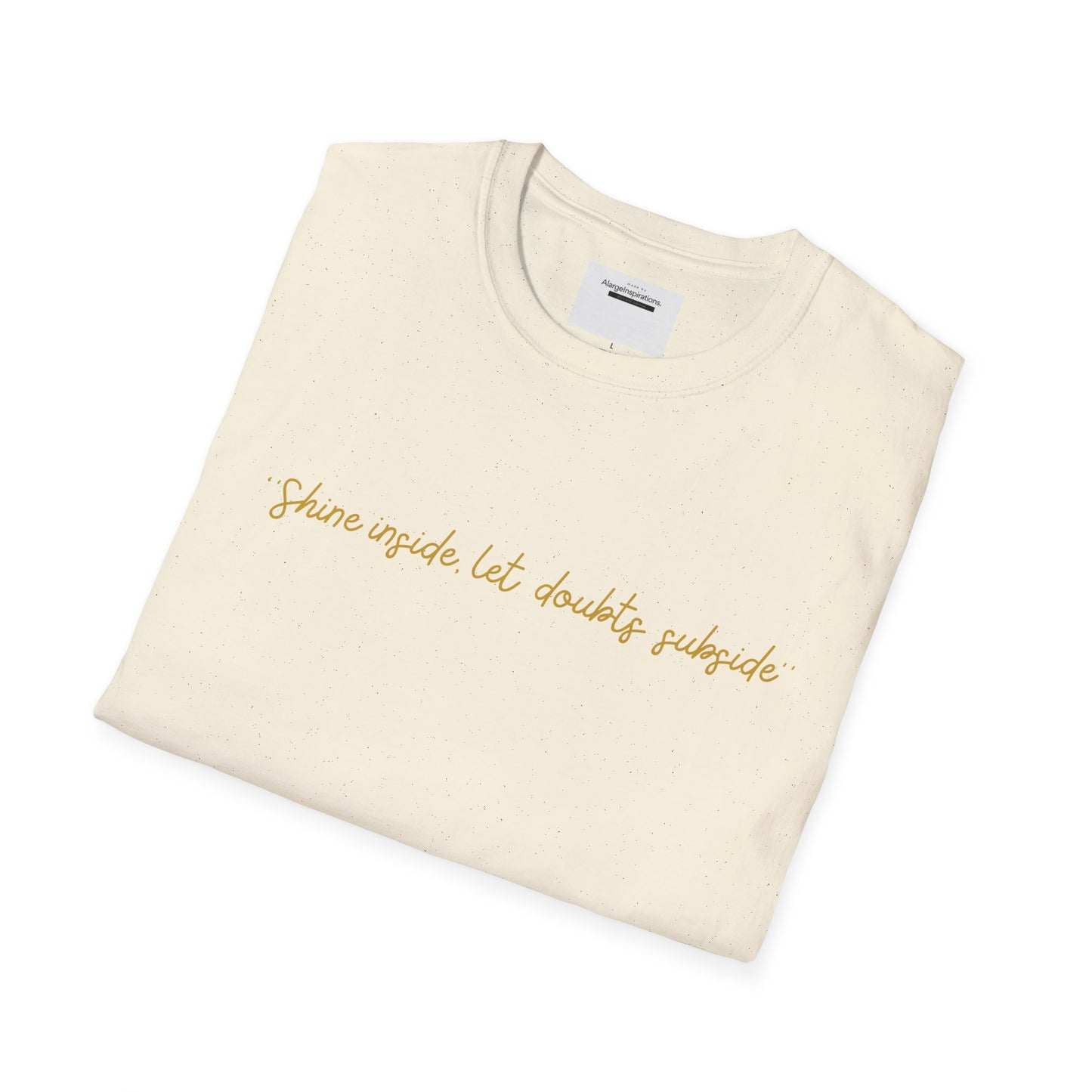 Inspirational Quote Unisex T-Shirt, Positive Affirmation Tee, Handwritten Script Tee, Casual Wear, Motivational Clothing,Everyday Motivation
