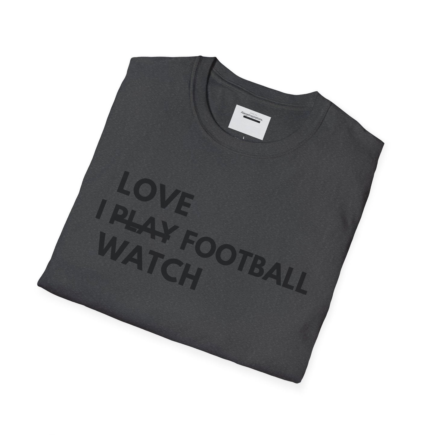 Unisex Sports Love T-Shirt, Sports Fan Tee, Gift for Soccer Lovers, Casual Wear, Game Day Top,Game Day tee, Gift for Football Fans, Golf Tee