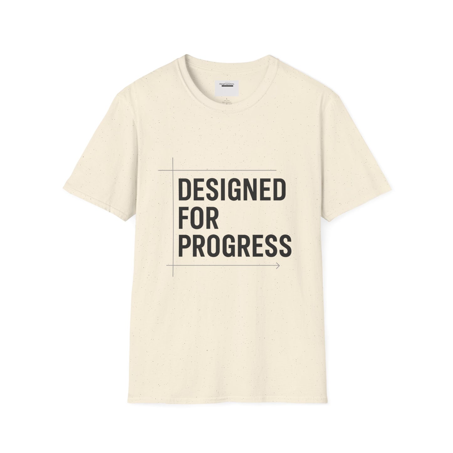 Designed for Progress Shirt , Blueprint Style Motivational Tee, Minimalist Technical Design, Engineer Designer Mindset, Growth QuoteShirt
